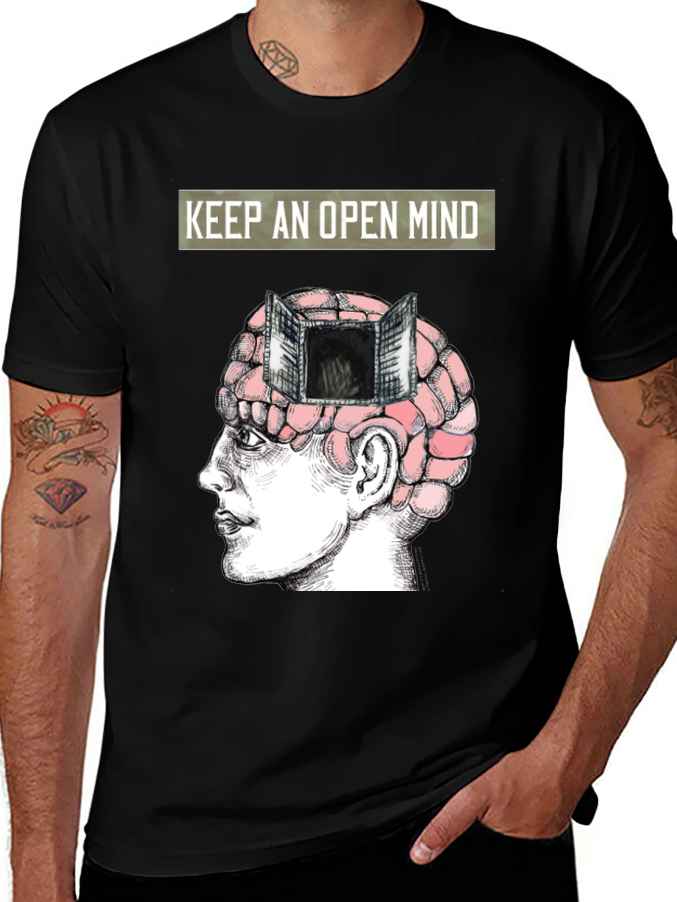 Variant 17 of Open Mind T-Shirt - Express Yourself