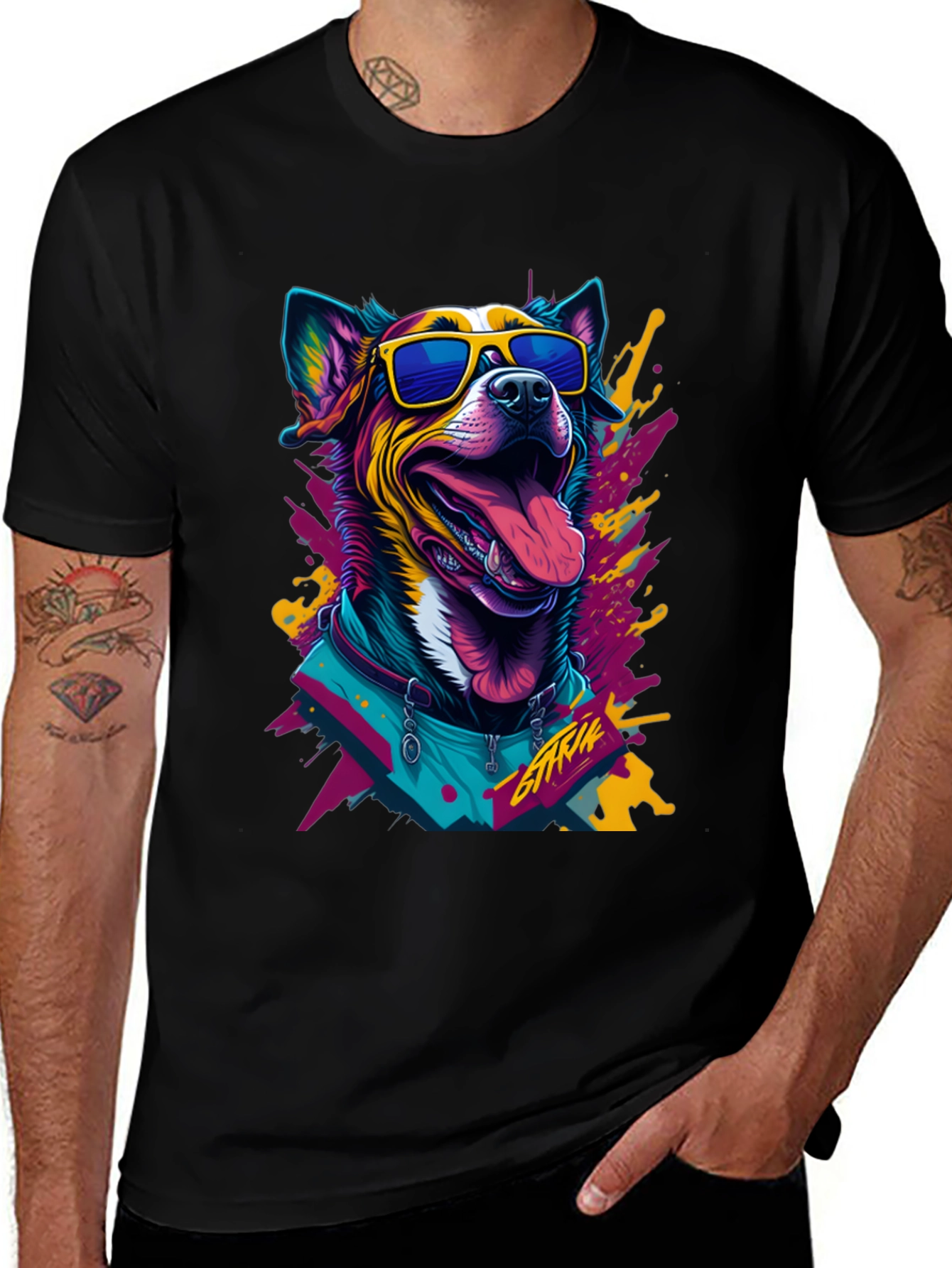 Variant 27 of Cool Dog Graphic Tee - Modern Streetwear