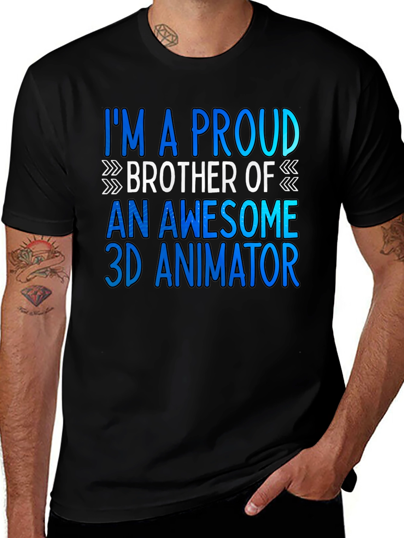 Proud Brother of a 3D Animator T-Shirt