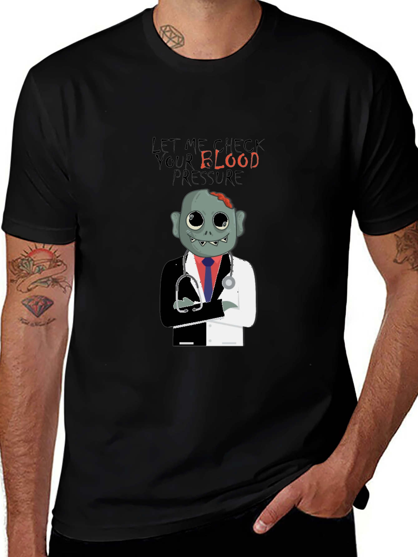 Variant 8 of Zombie Doctor Graphic T-Shirt