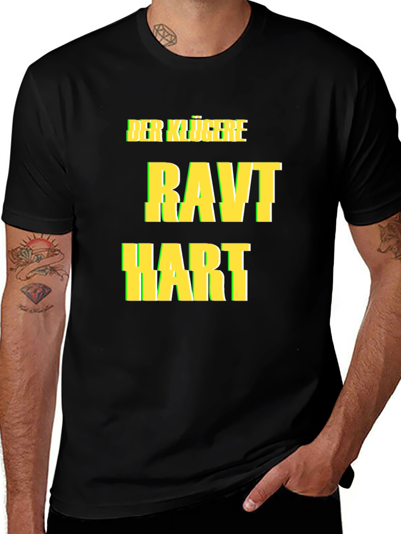 Variant 26 of Der Klügere Ravt Hart Graphic Tee