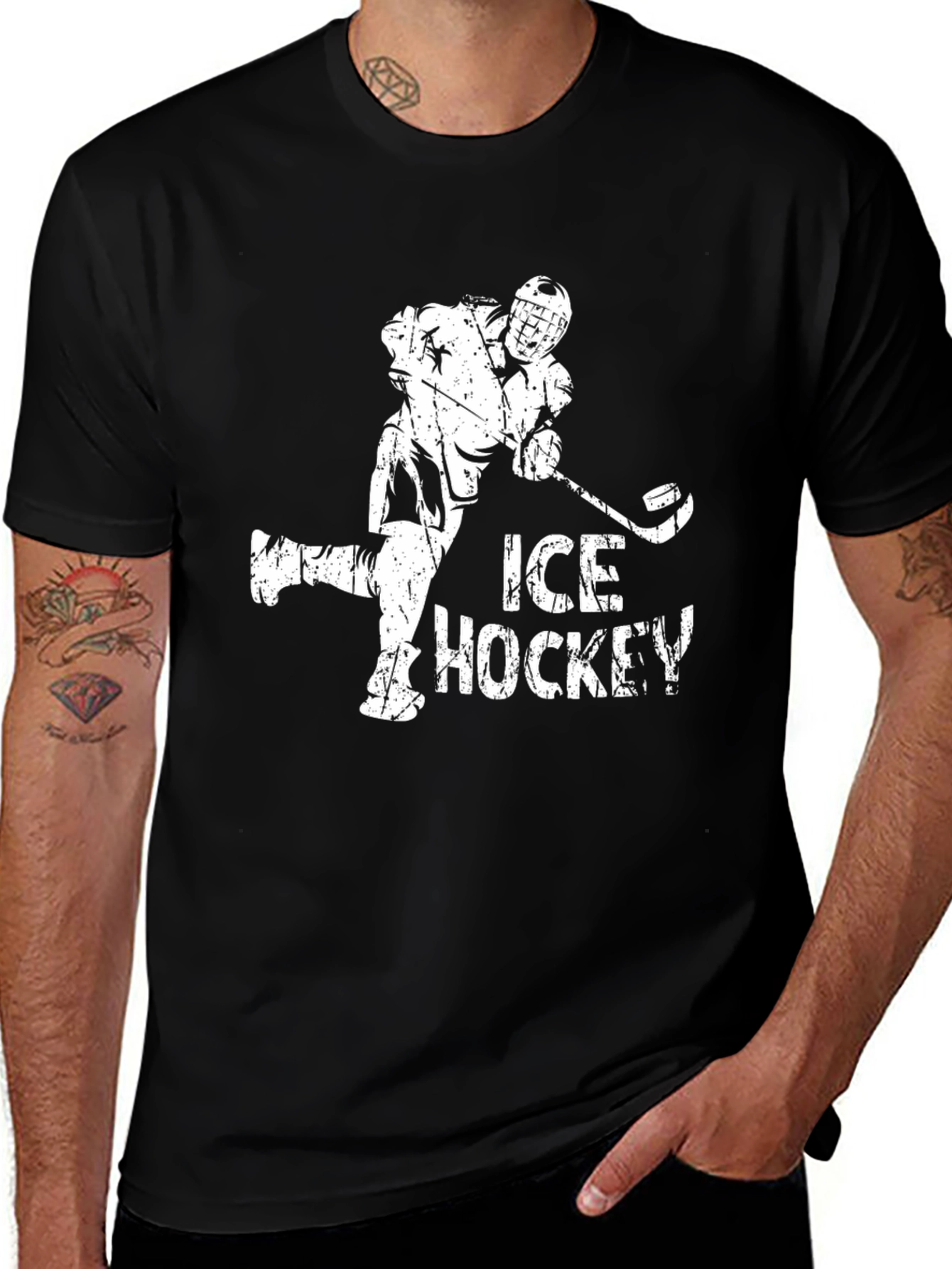 Variant 18 of Ice Hockey Graphic Tee - Cool Sportswear