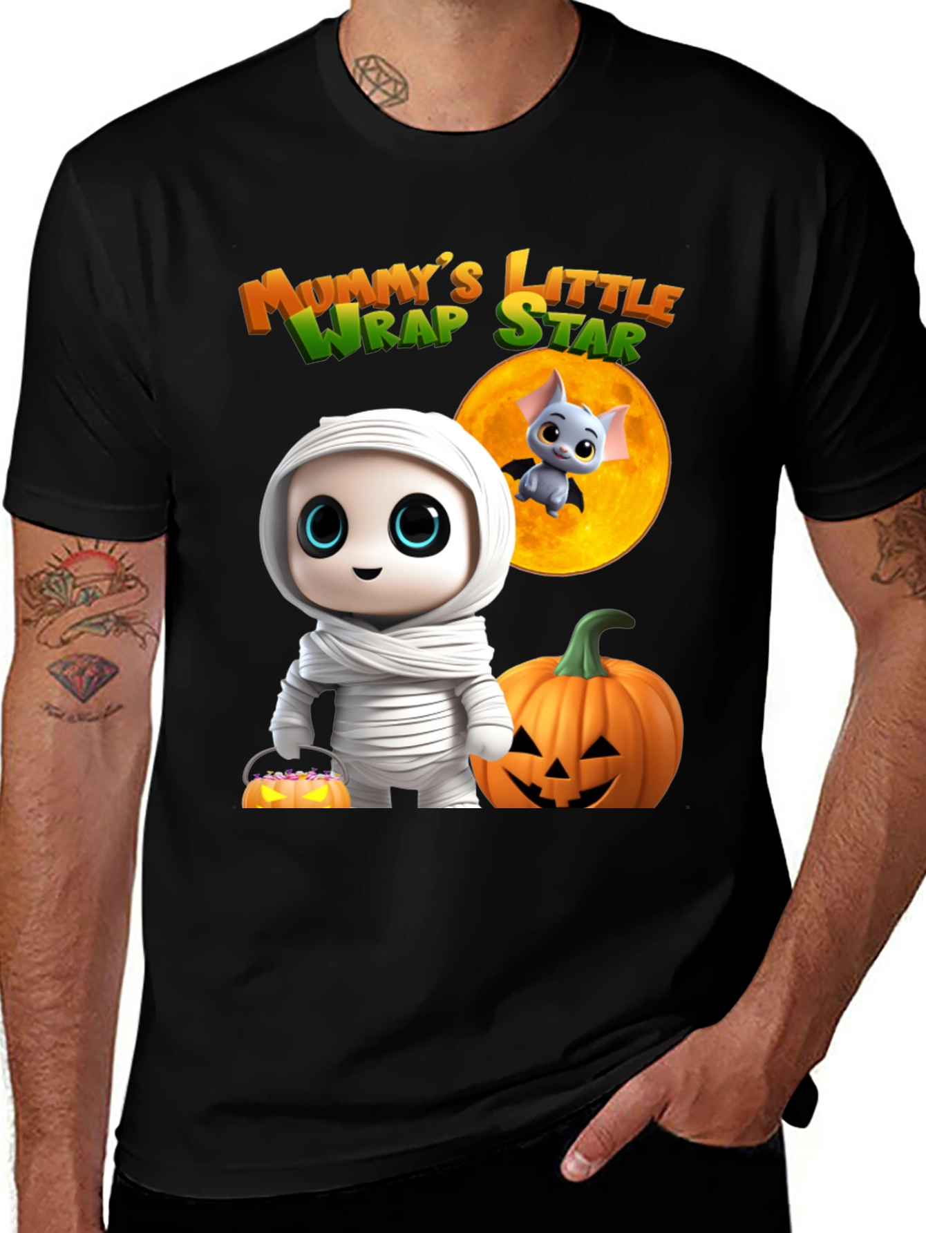 Mummy's Little Wrap Star Halloween T-Shirt