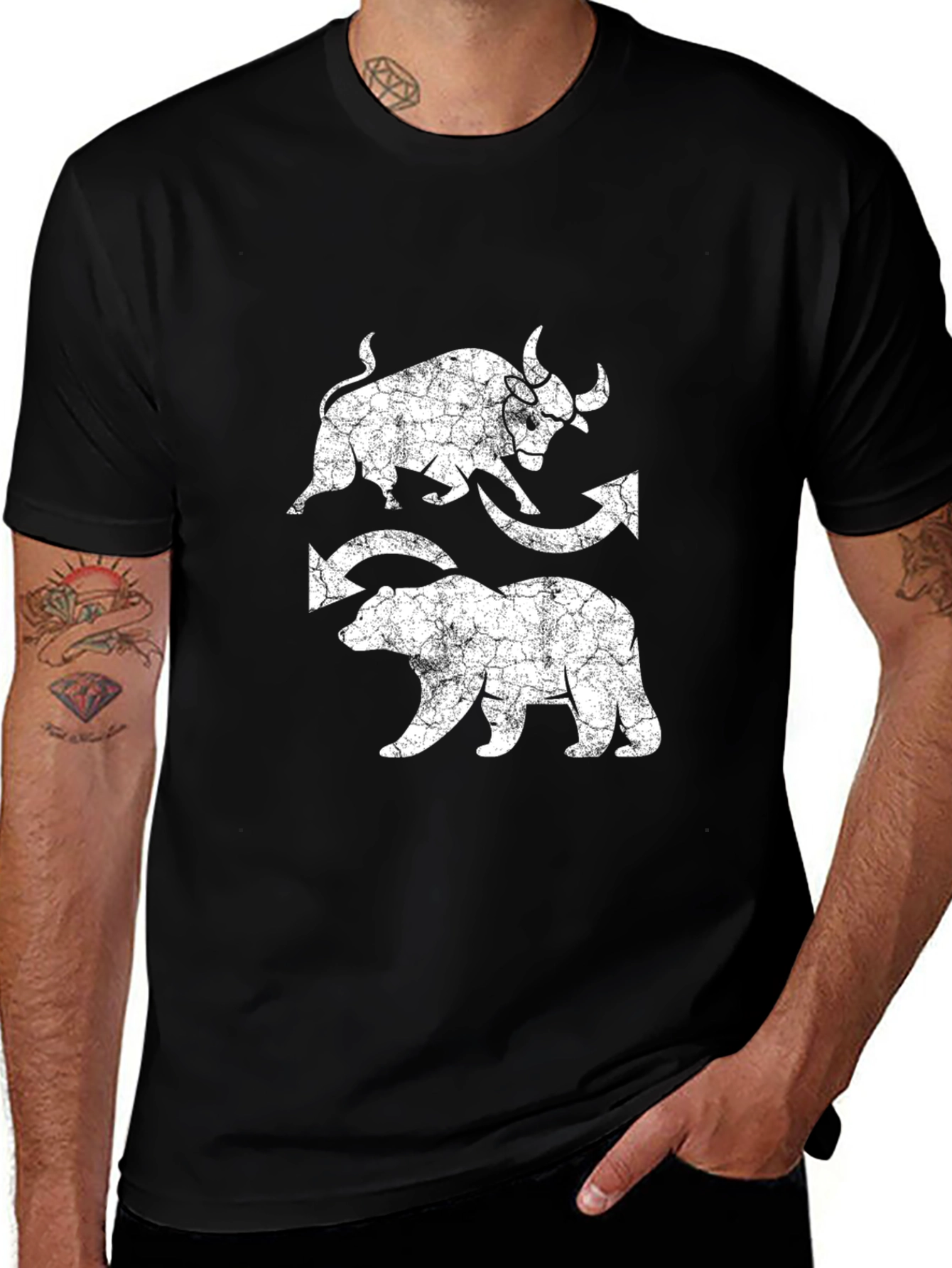 Variant 16 of Bull and Bear Market T-Shirt