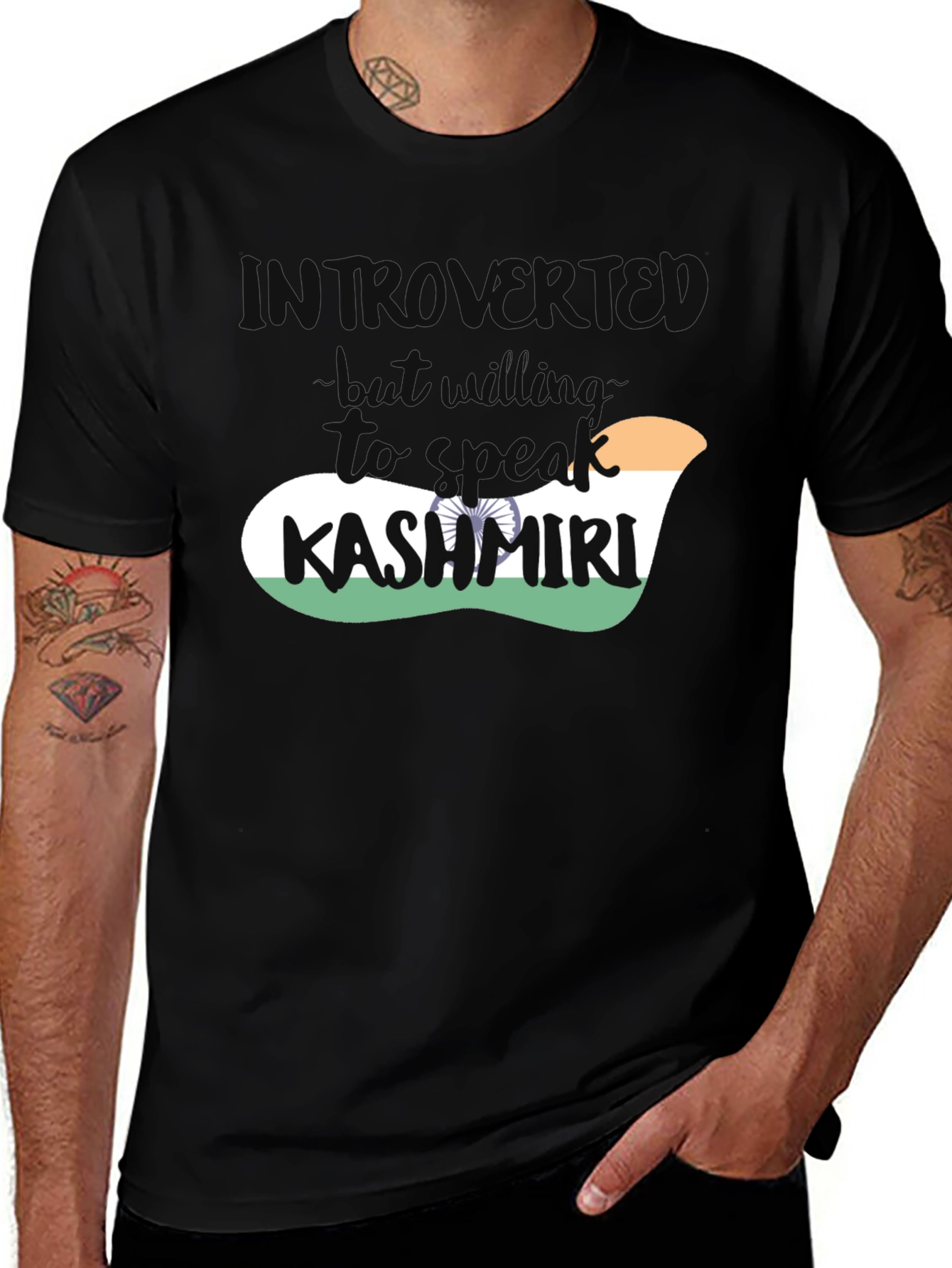 Introvert Kashmiri Pride Graphic Tee