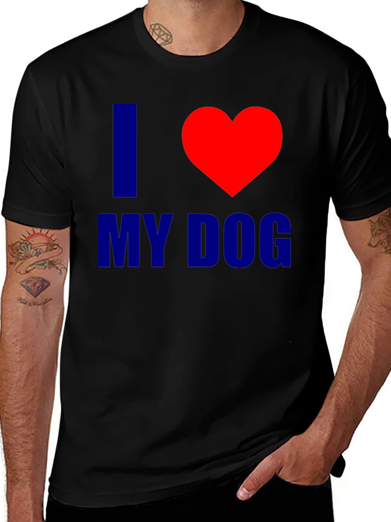 Variant 4 of I Heart My Dog T-Shirt - Graphic Tee