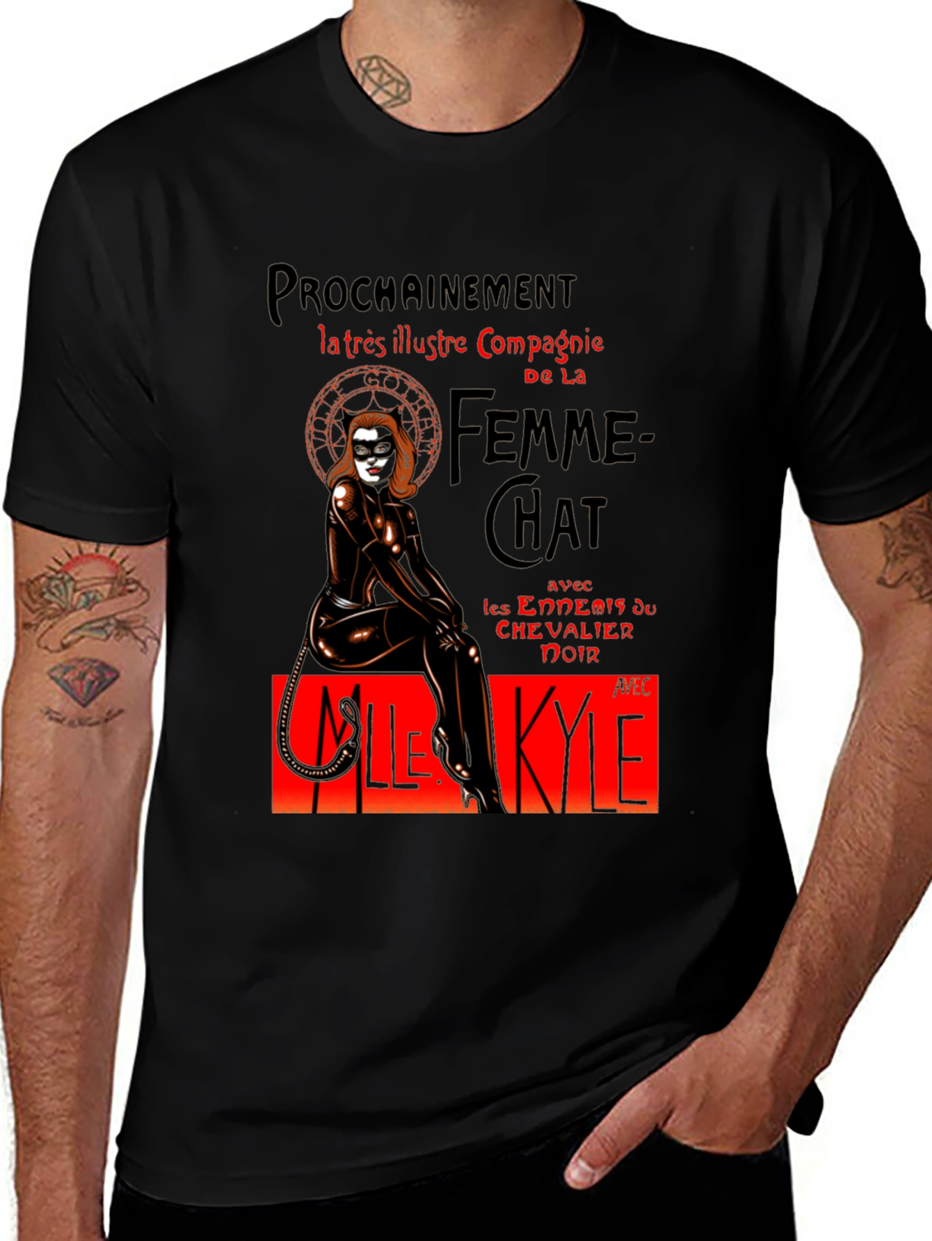 Catwoman Femme-Chat T-Shirt - Unique Design