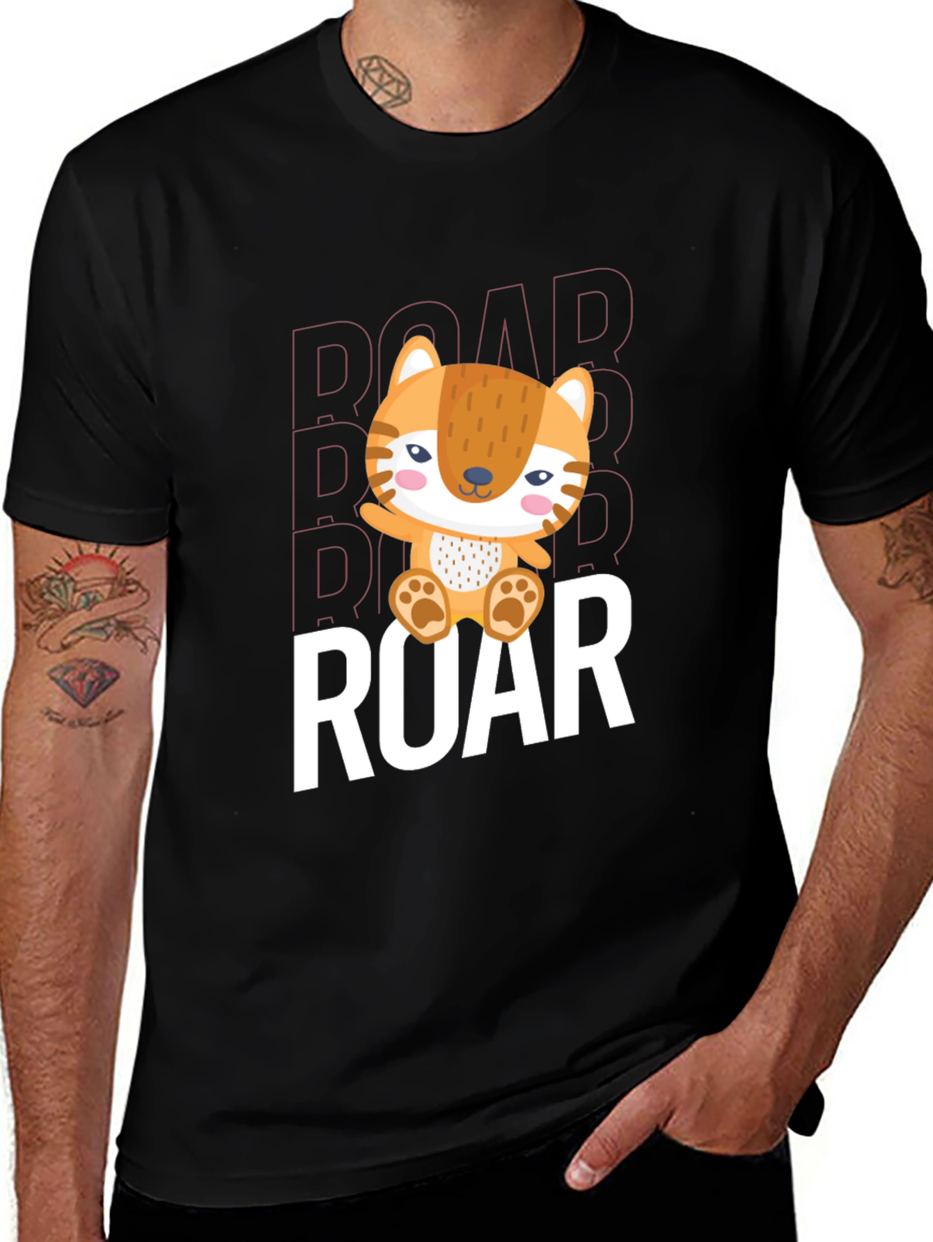 Variant 7 of Roar Tiger Graphic T-Shirt