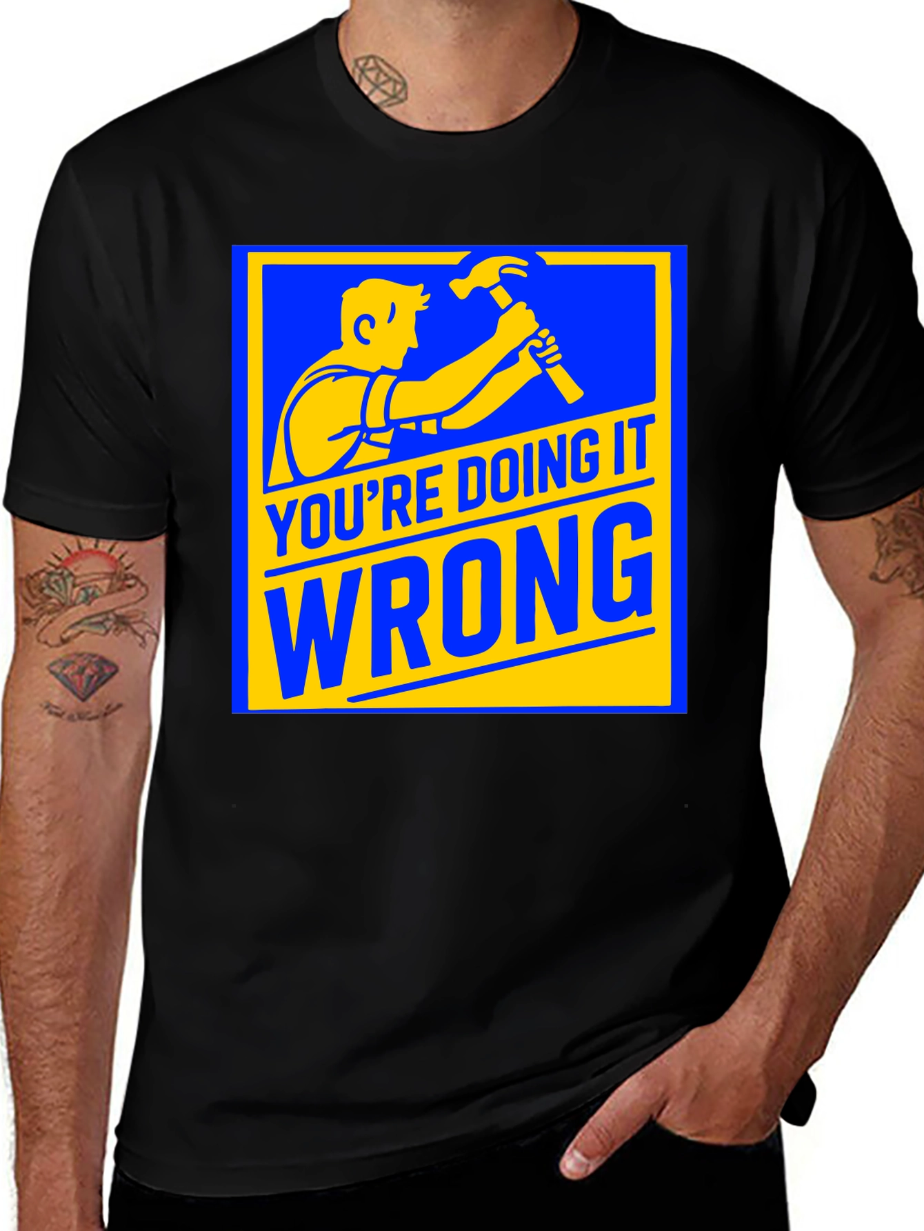 Variant 22 of You're Doing It Wrong Graphic T-Shirt