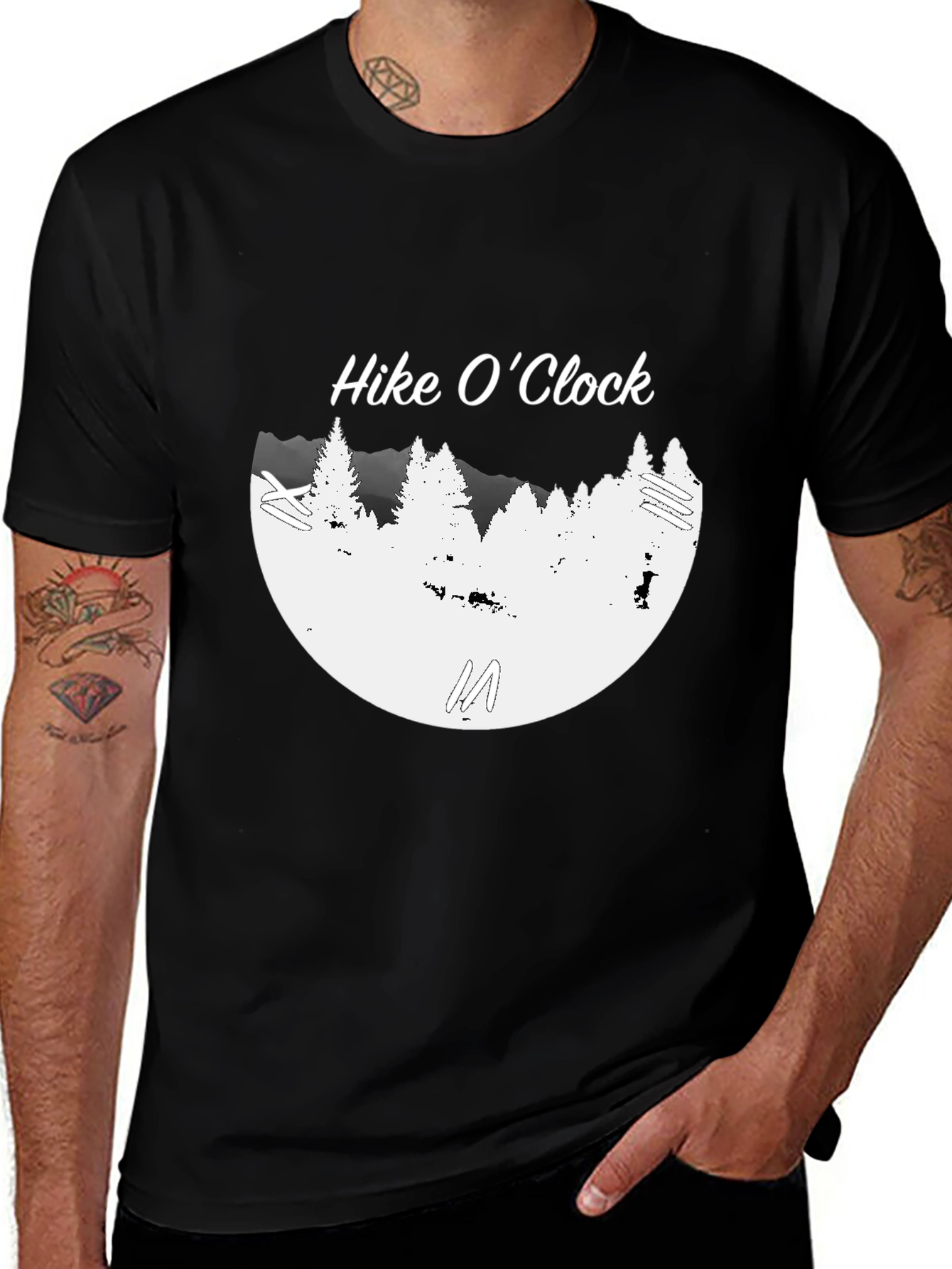Variant 22 of Hike O'Clock T-Shirt - Nature Lover's Tee