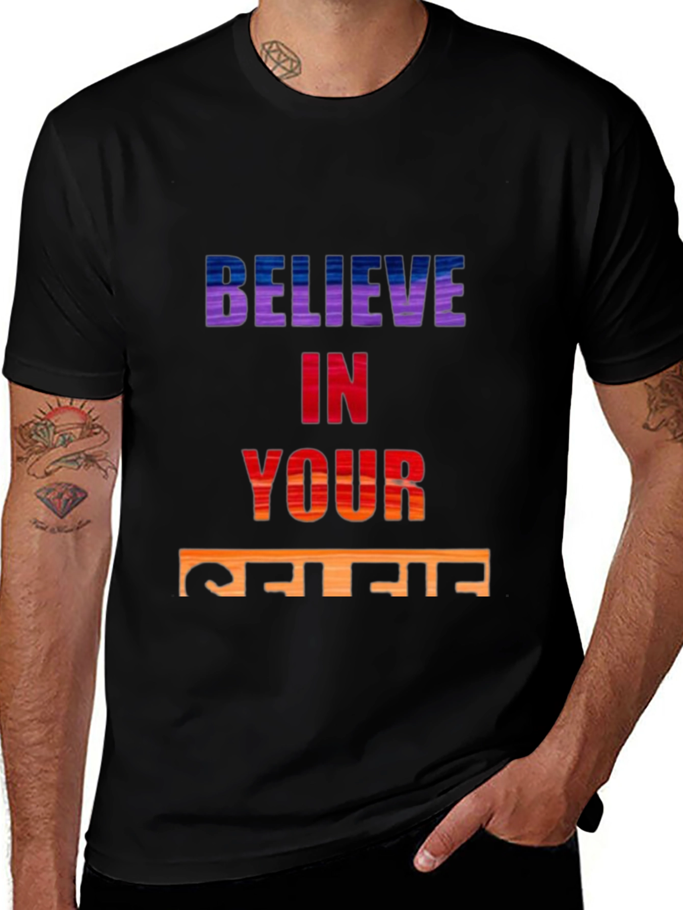 Variant 15 of Believe In Your Selfie Graphic Tee