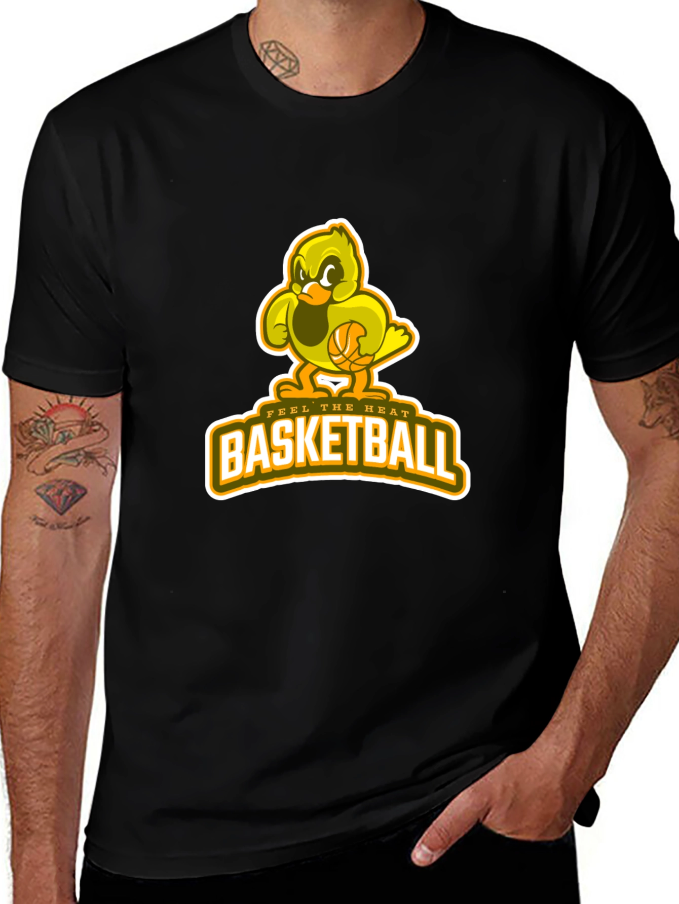 Variant 24 of Funny Cartoon Basketball T-Shirt