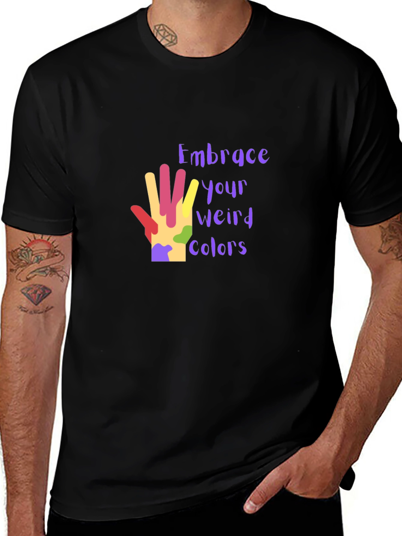 Variant 19 of Embrace Your Weird Colors T-Shirt