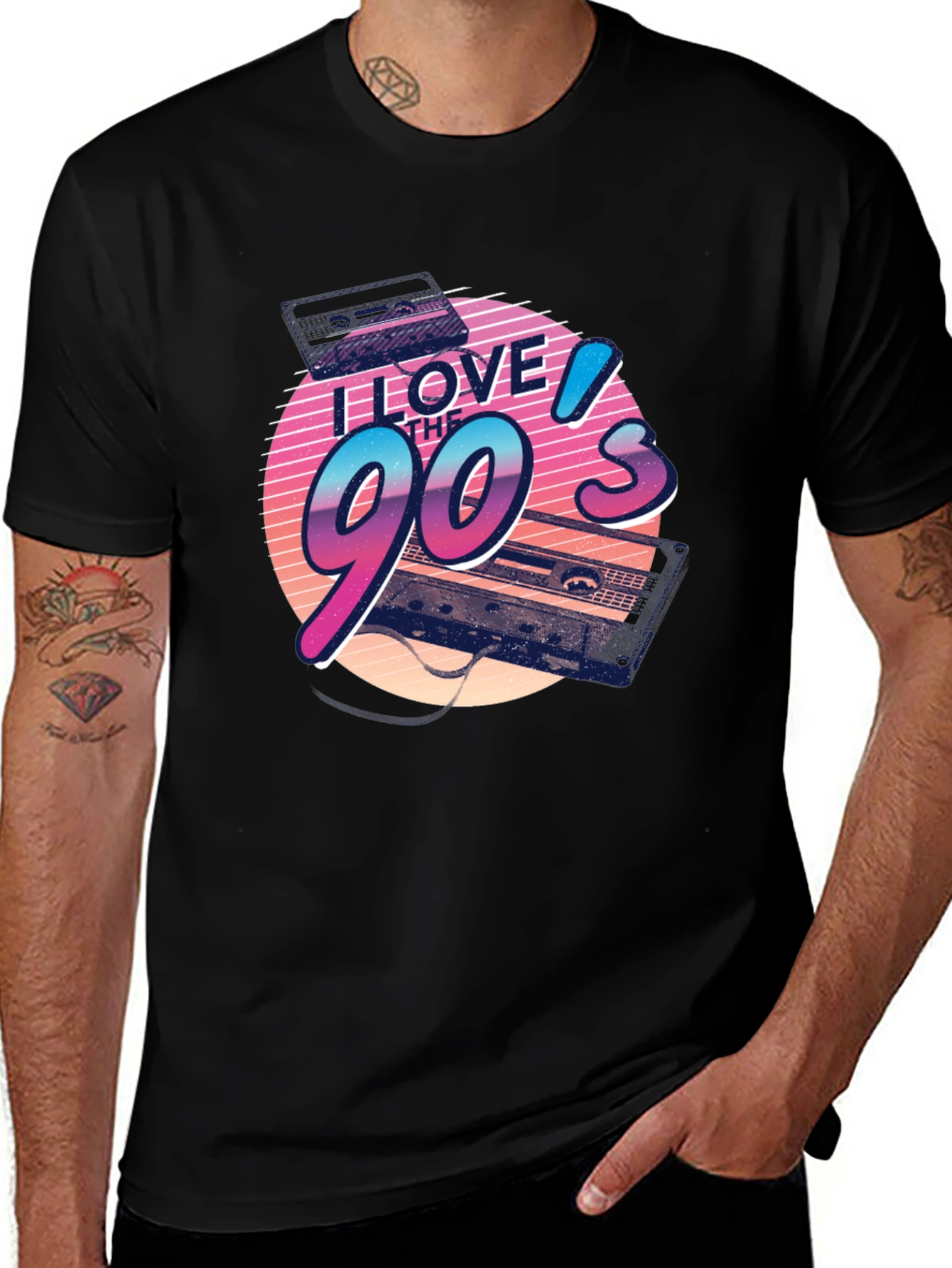Variant 5 of I Love the 90's Retro T-Shirt