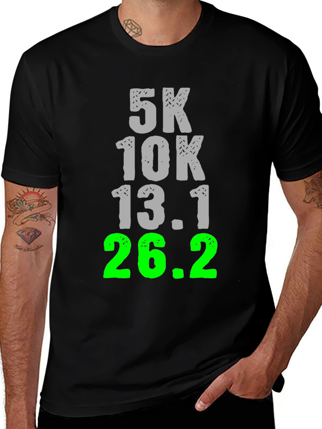 Variant 18 of Runner's Tee - 5K, 10K, Half, Marathon