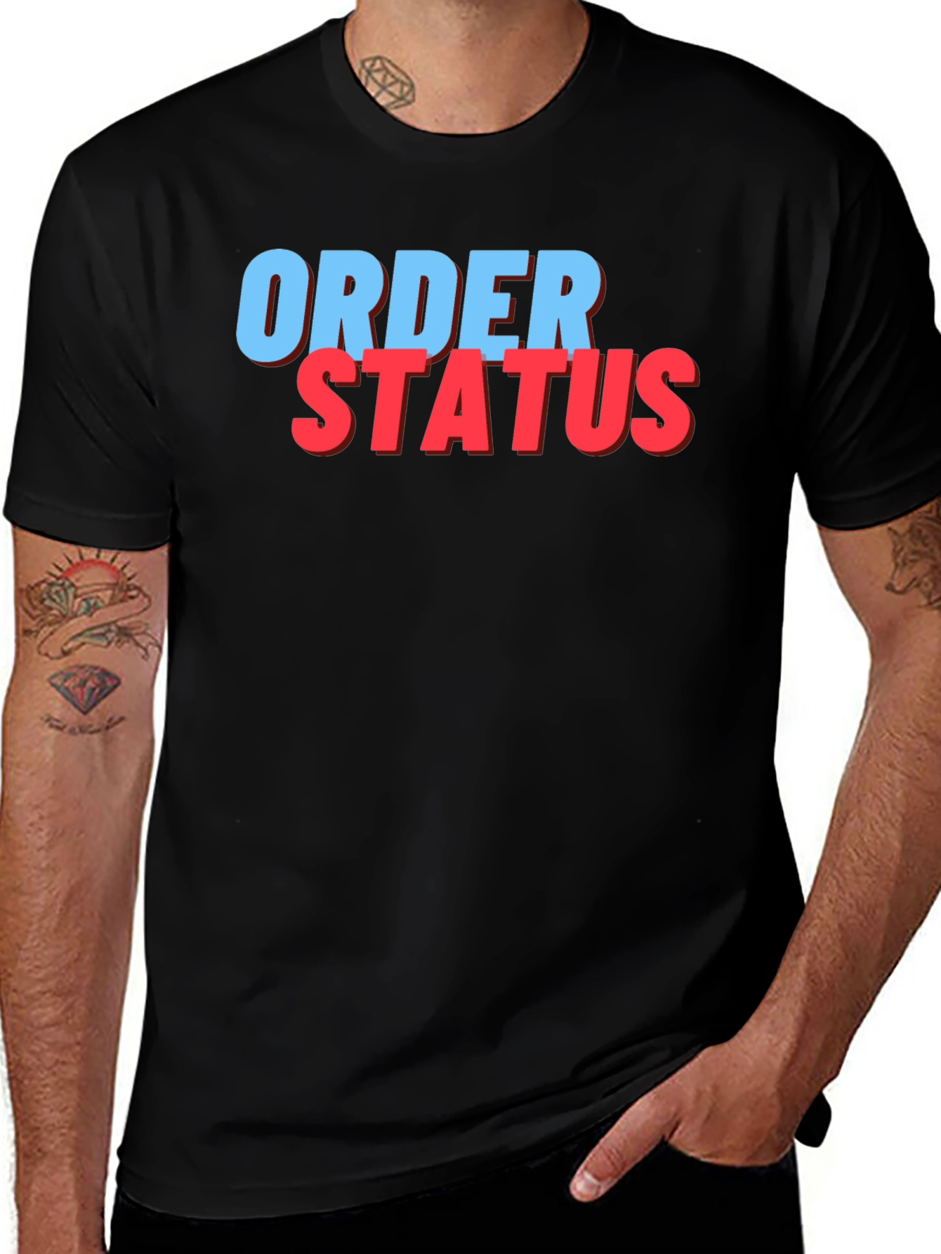 Variant 20 of Order Status T-Shirt - Bold Graphic Tee
