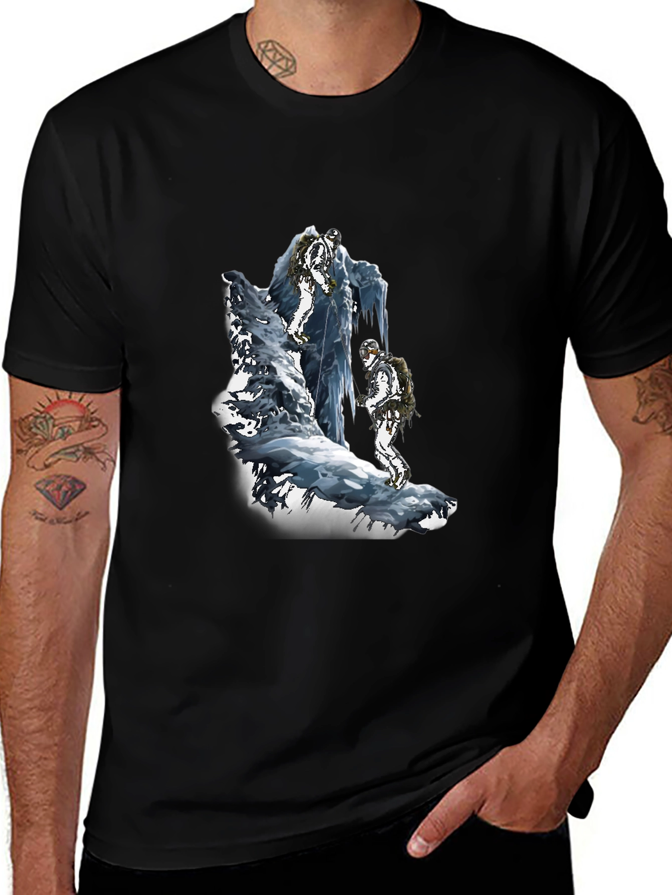 Variant 3 of Ice Climber Graphic T-Shirt - Adventure Ready