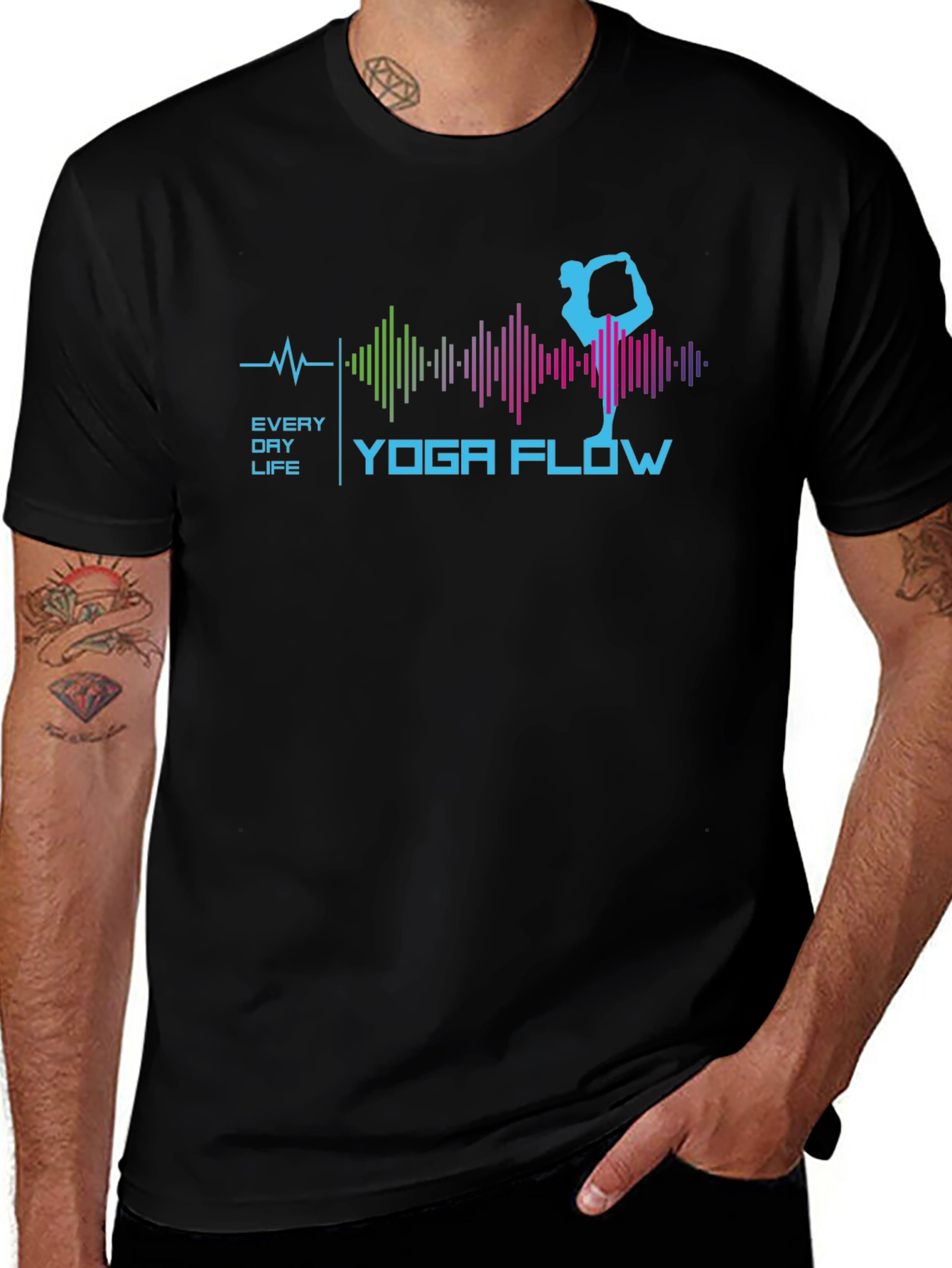 Variant 16 of Yoga Flow Graphic Tee - Every Day Life