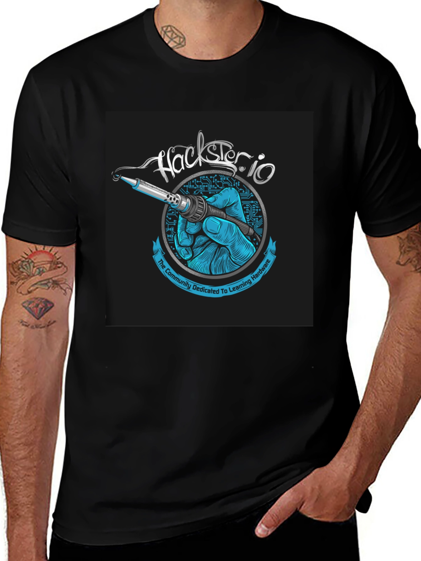 Hackerio Soldering T-Shirt - Hardware Enthusiast Apparel
