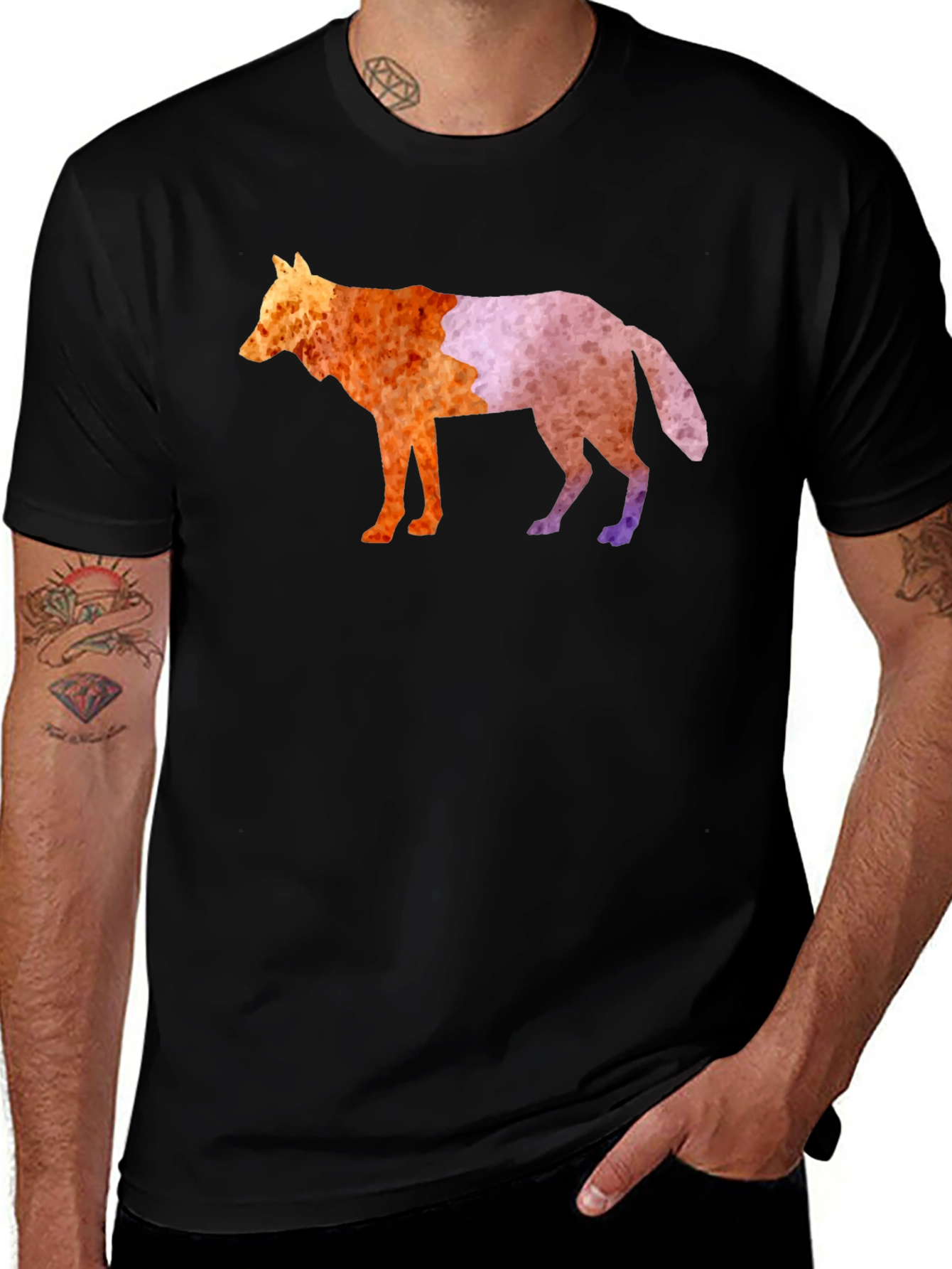 Variant 11 of Wolf Graphic Print T-Shirt