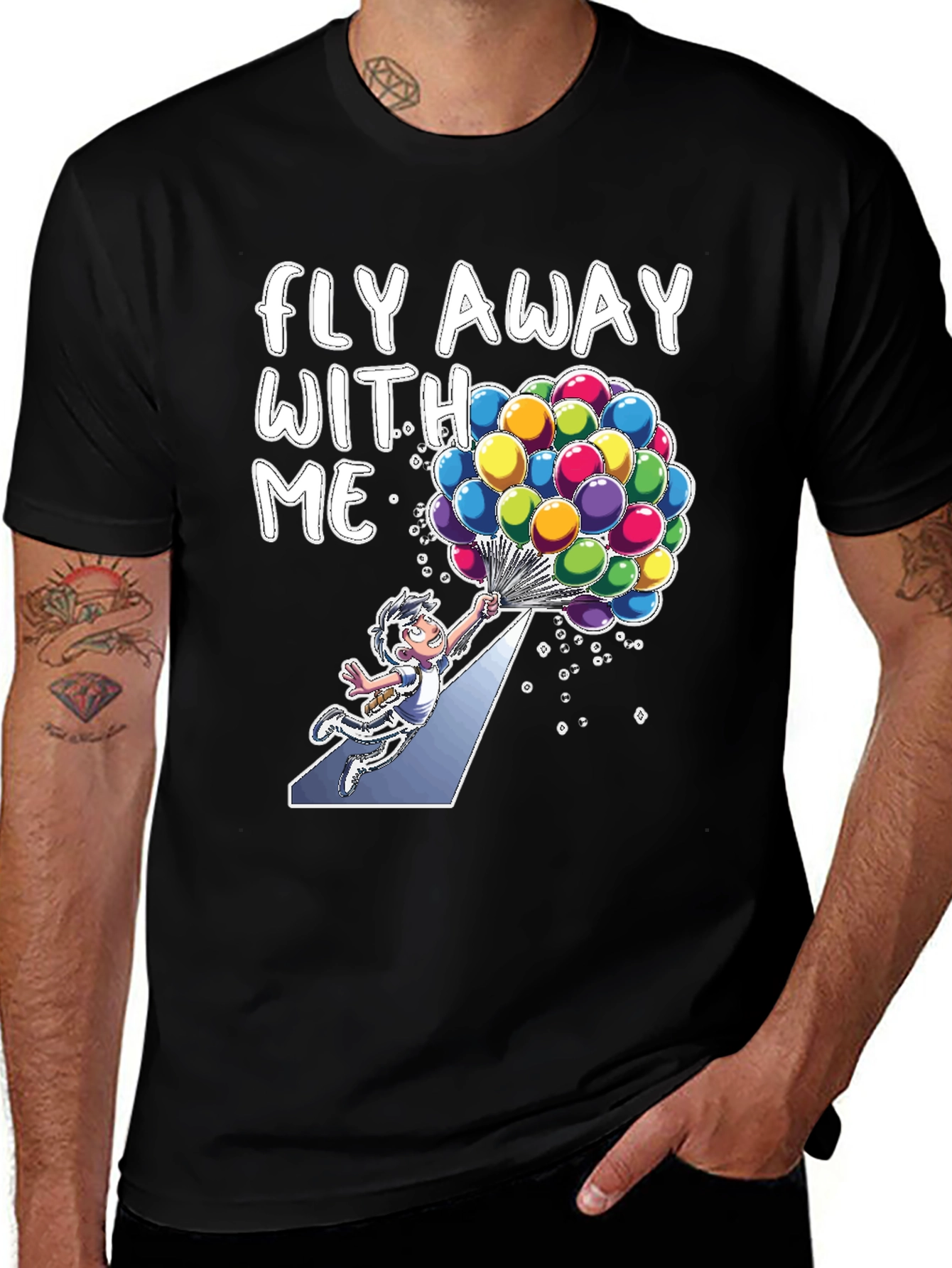 Variant 18 of Fly Away With Me Graphic T-Shirt