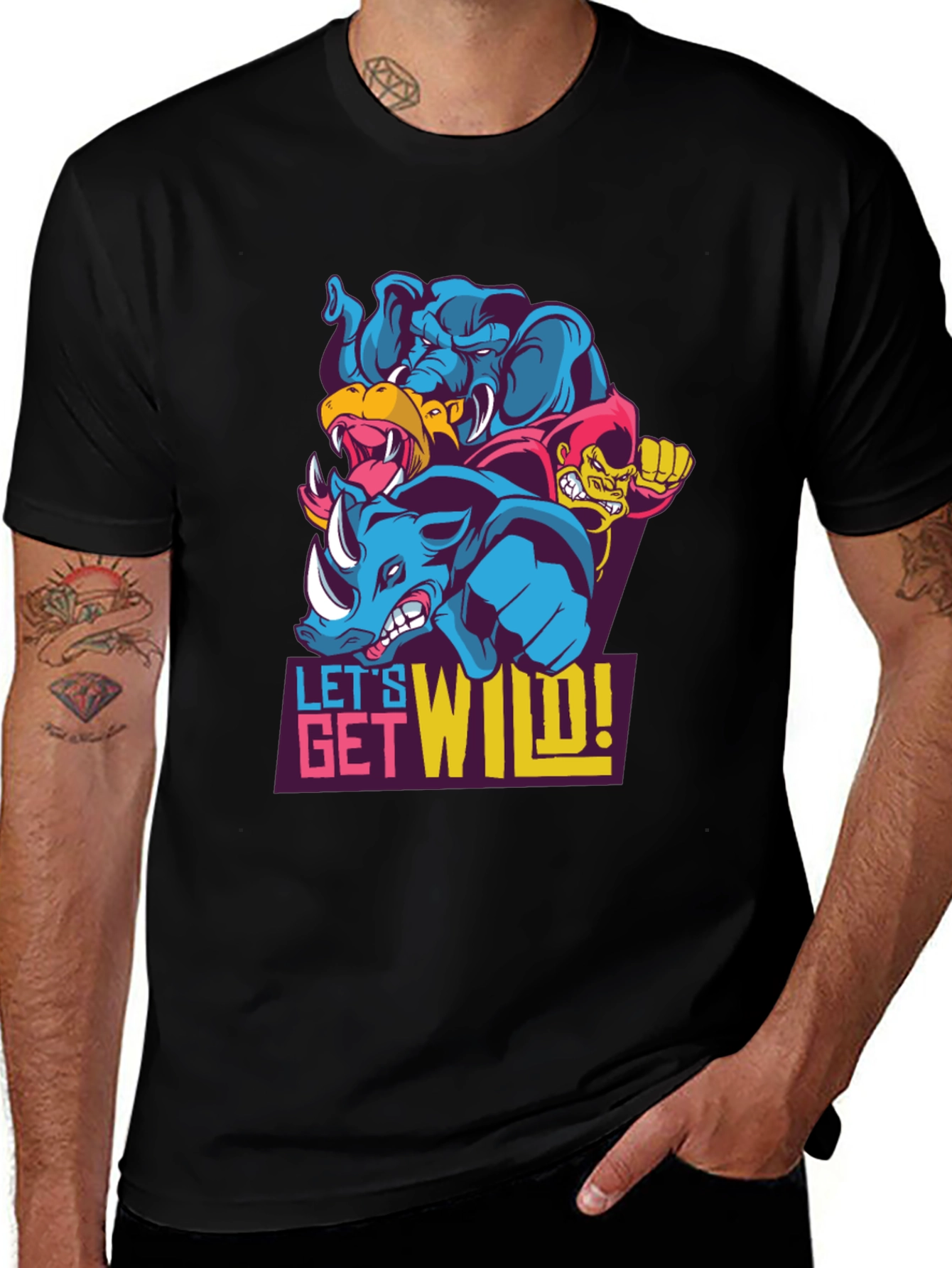 Variant 18 of Let's Get Wild T-Shirt