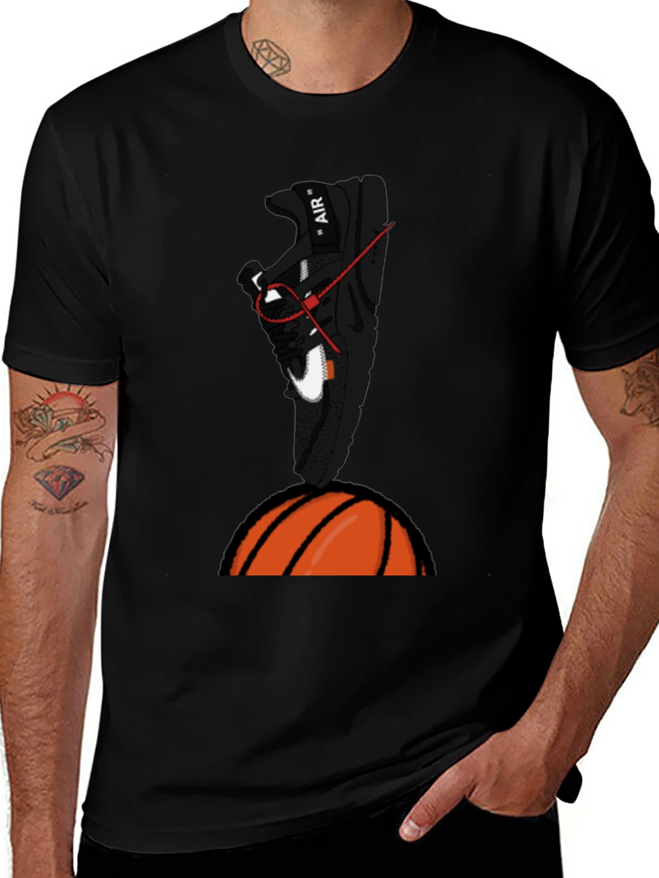 Variant 29 of Sneaker & Basketball Graphic T-Shirt