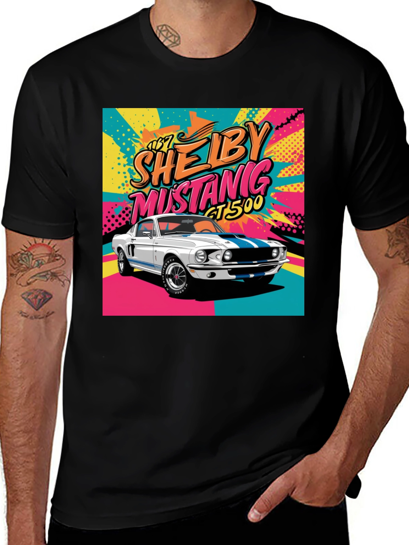 Variant 20 of Shelby Mustang GT500 Graphic Tee