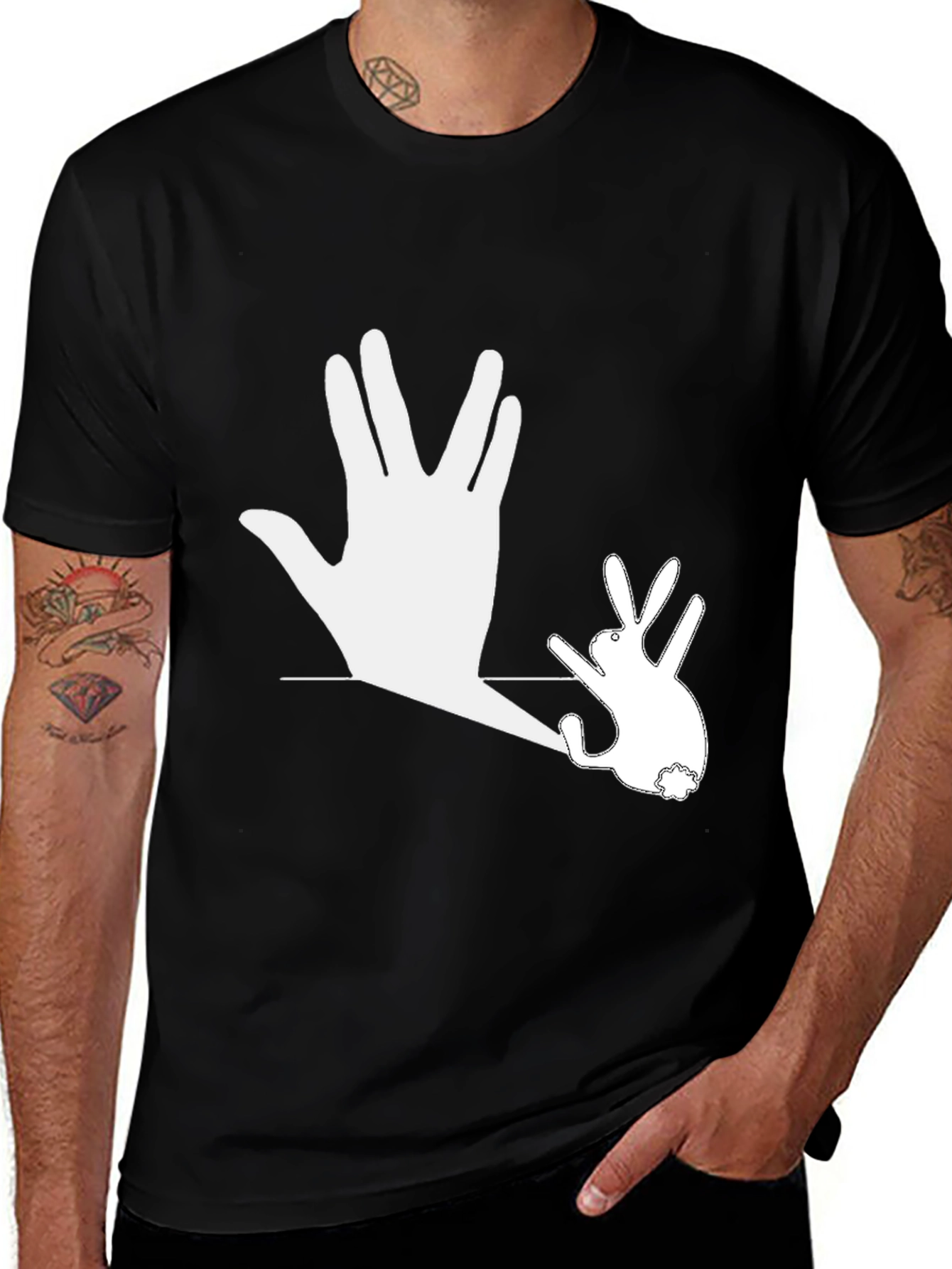 Hand Shadow Puppet T-Shirt