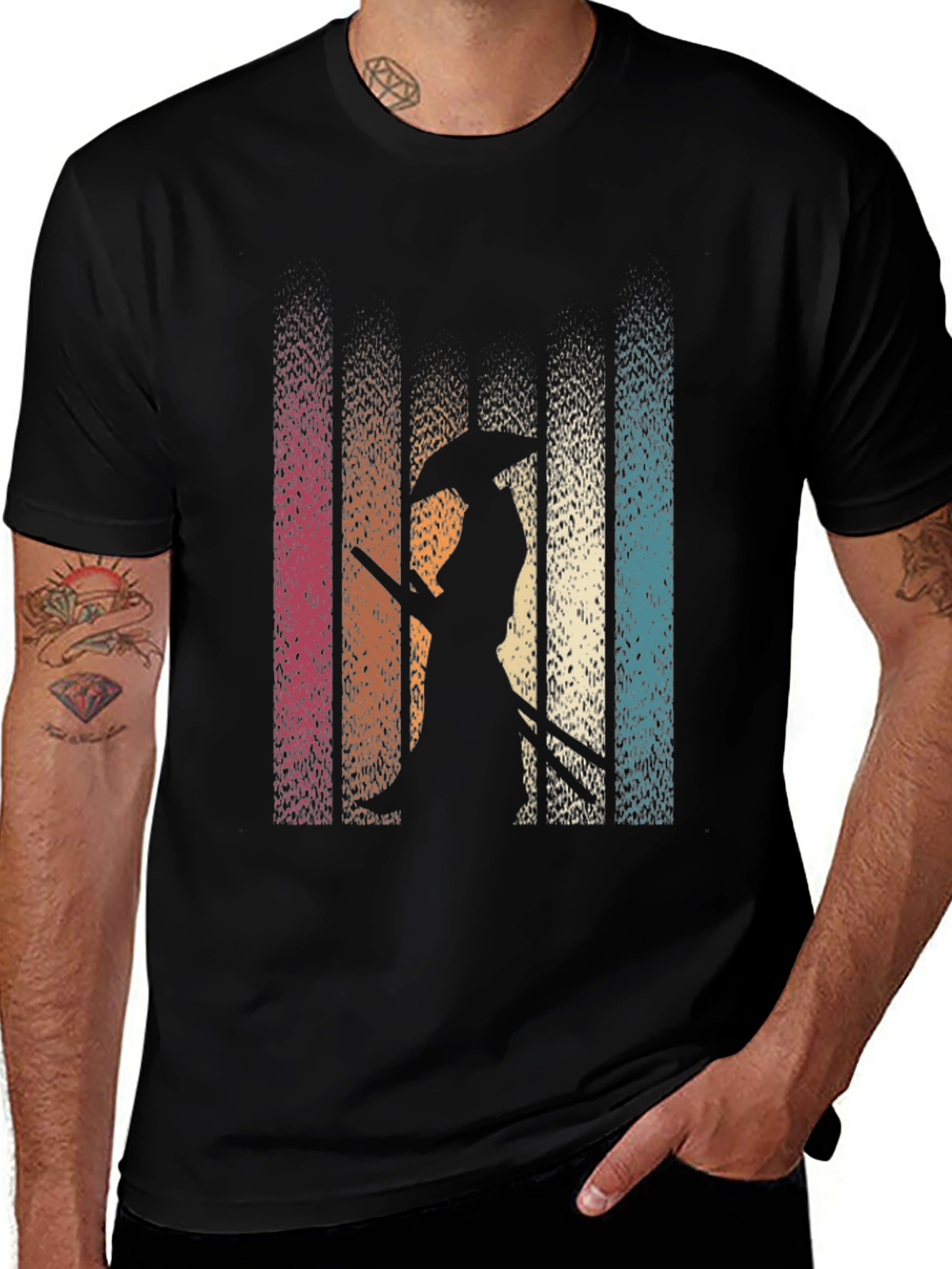 Variant 2 of Retro Samurai T-Shirt - Vintage Style Graphic Tee