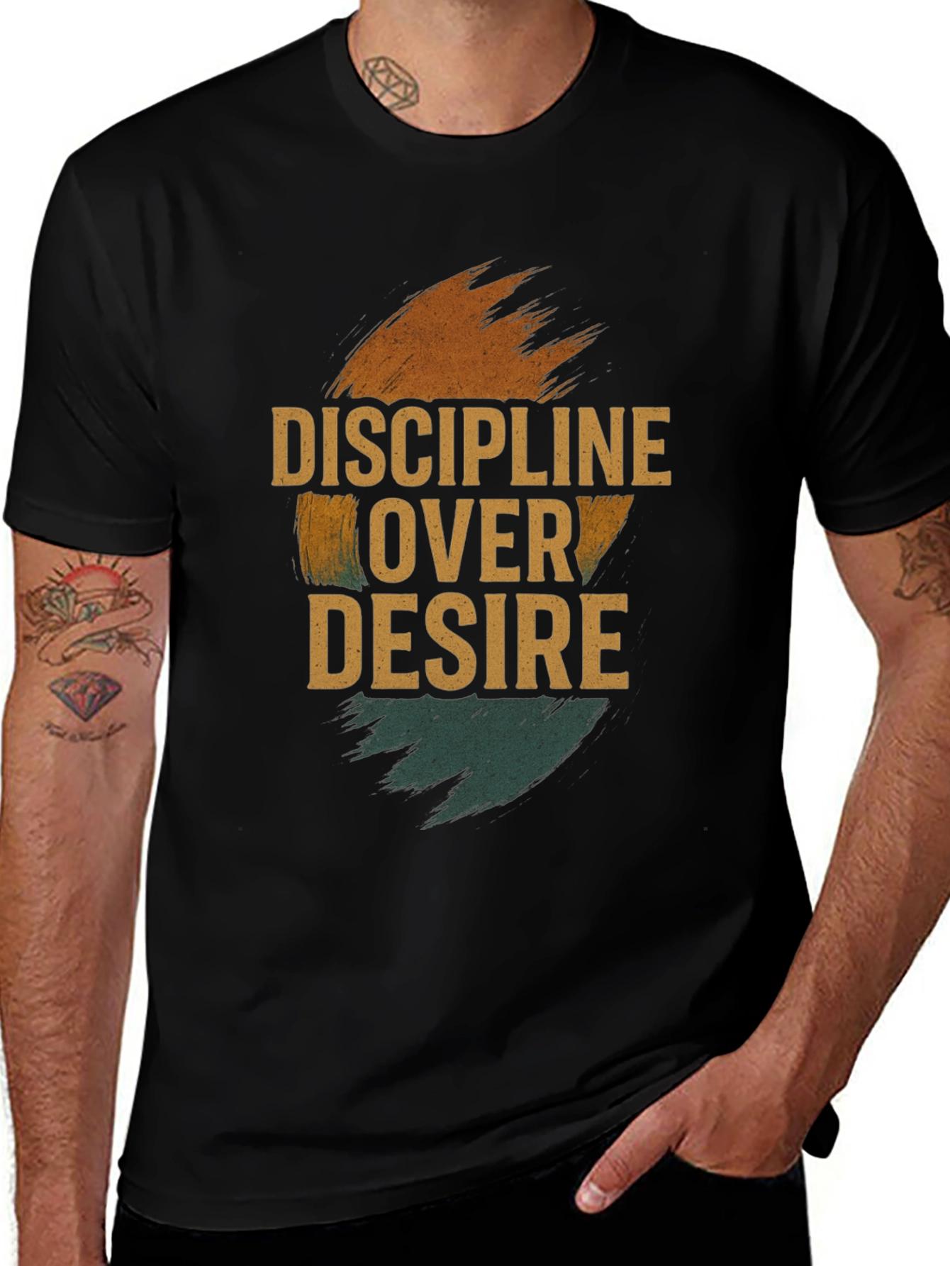 Variant 17 of Discipline Over Desire Graphic T-Shirt