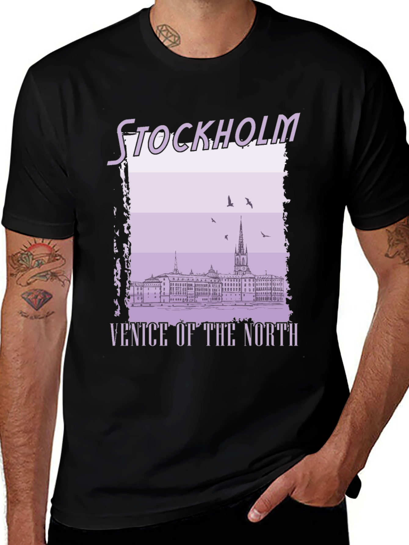Stockholm Venice of the North Graphic T-Shirt