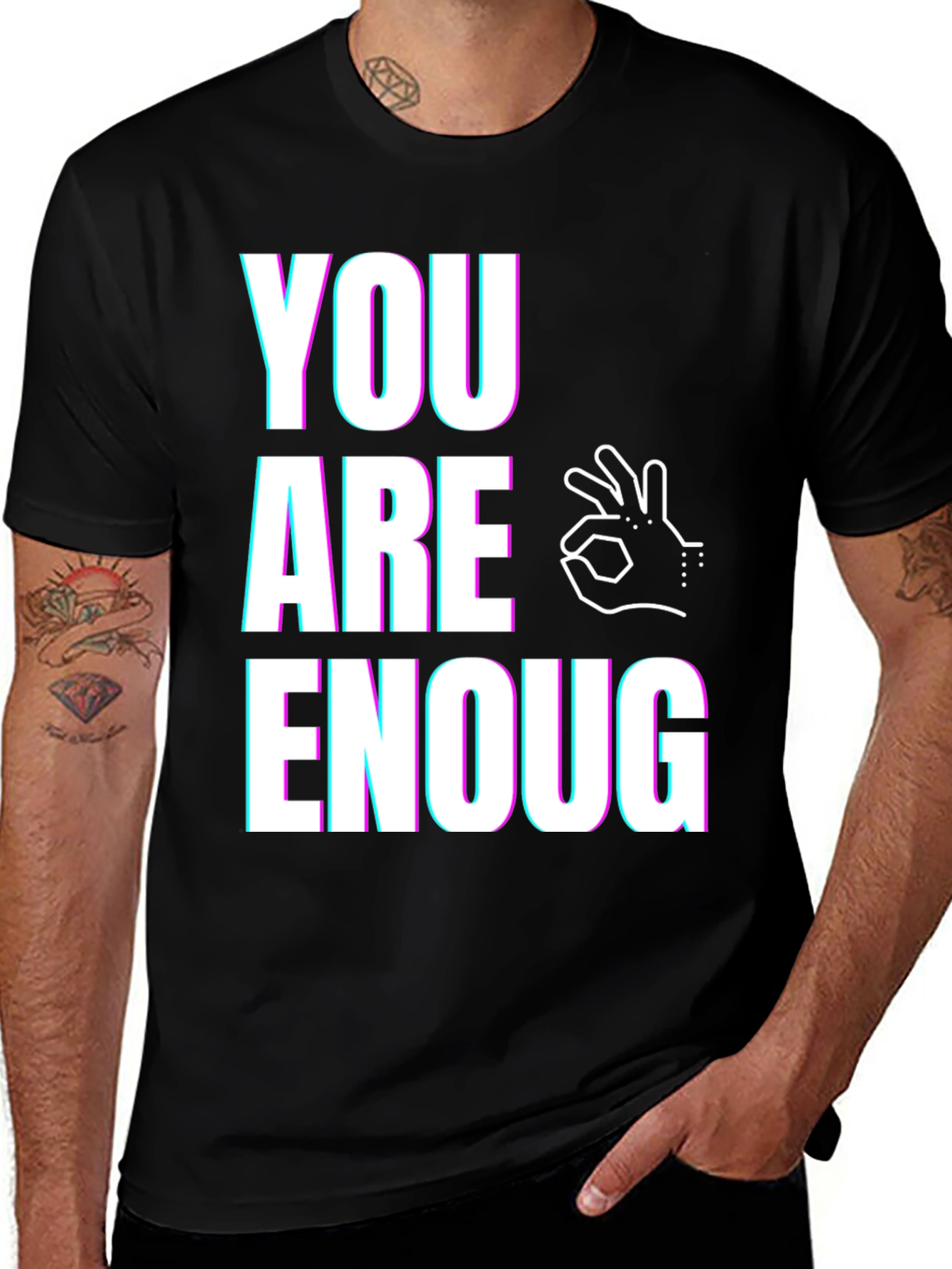 Variant 11 of You Are Enough Graphic Tee