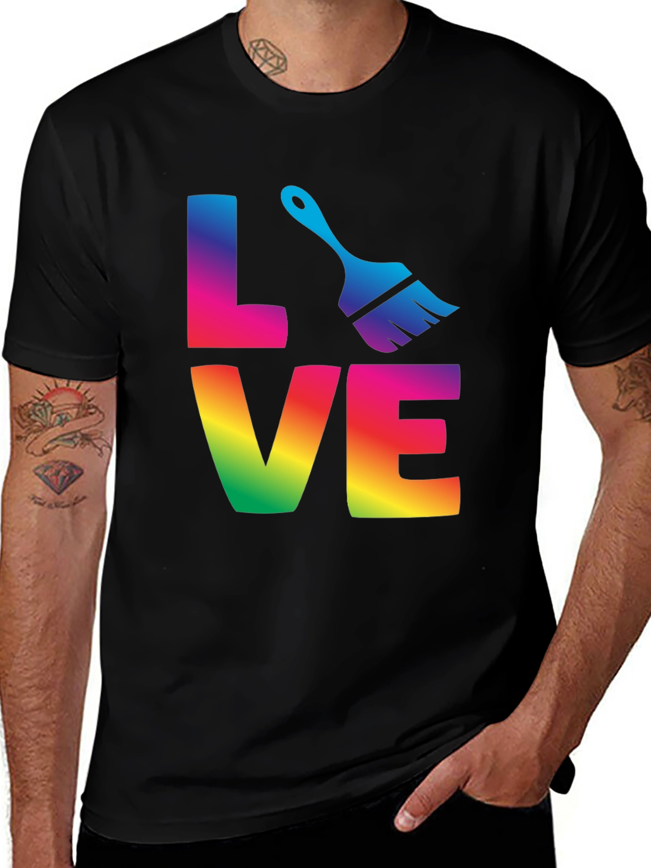 Colorful Painter Love T-Shirt