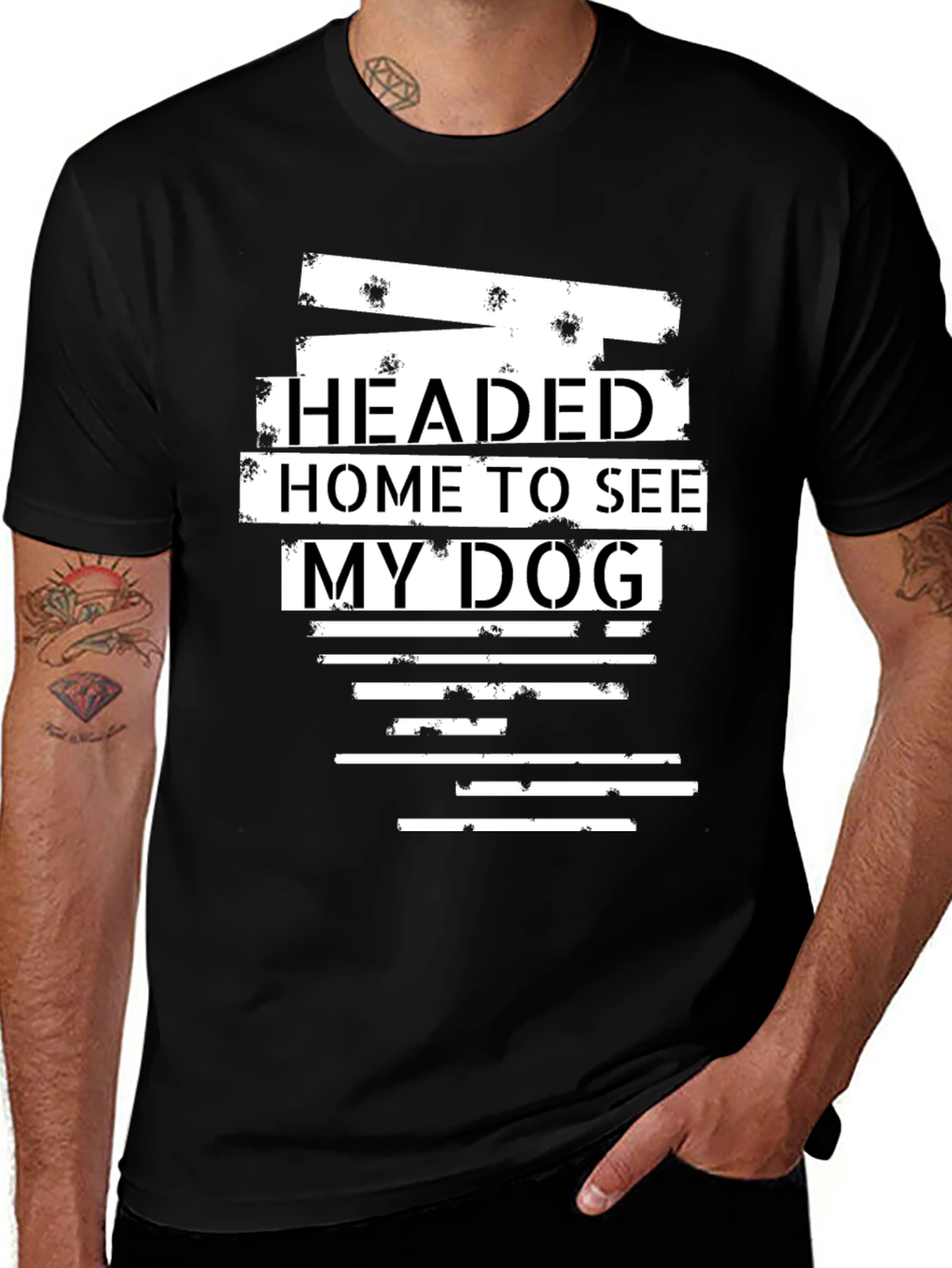 Variant 19 of Headed Home To See My Dog Graphic T-Shirt