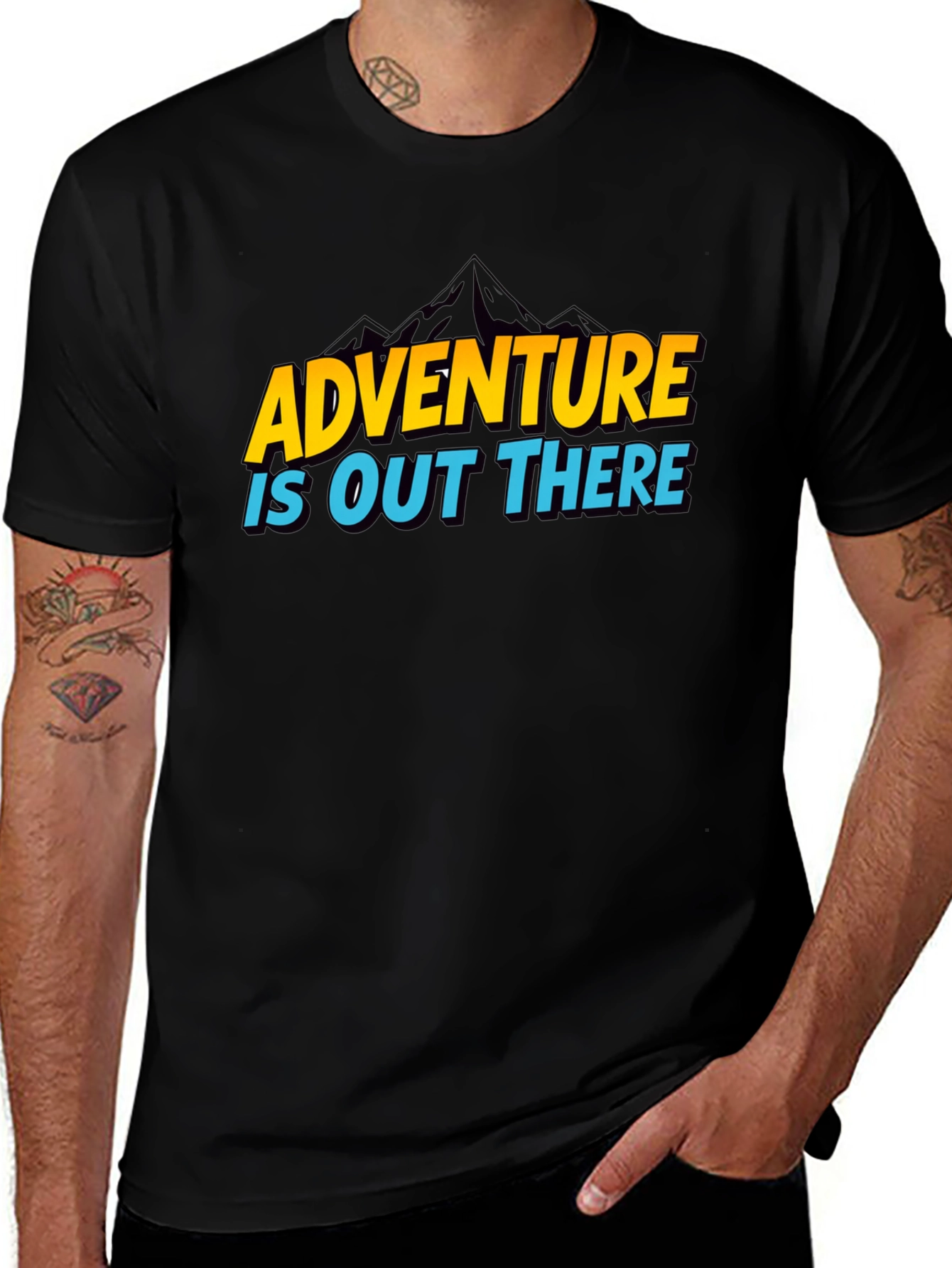Variant 24 of Adventure Is Out There Black T-Shirt