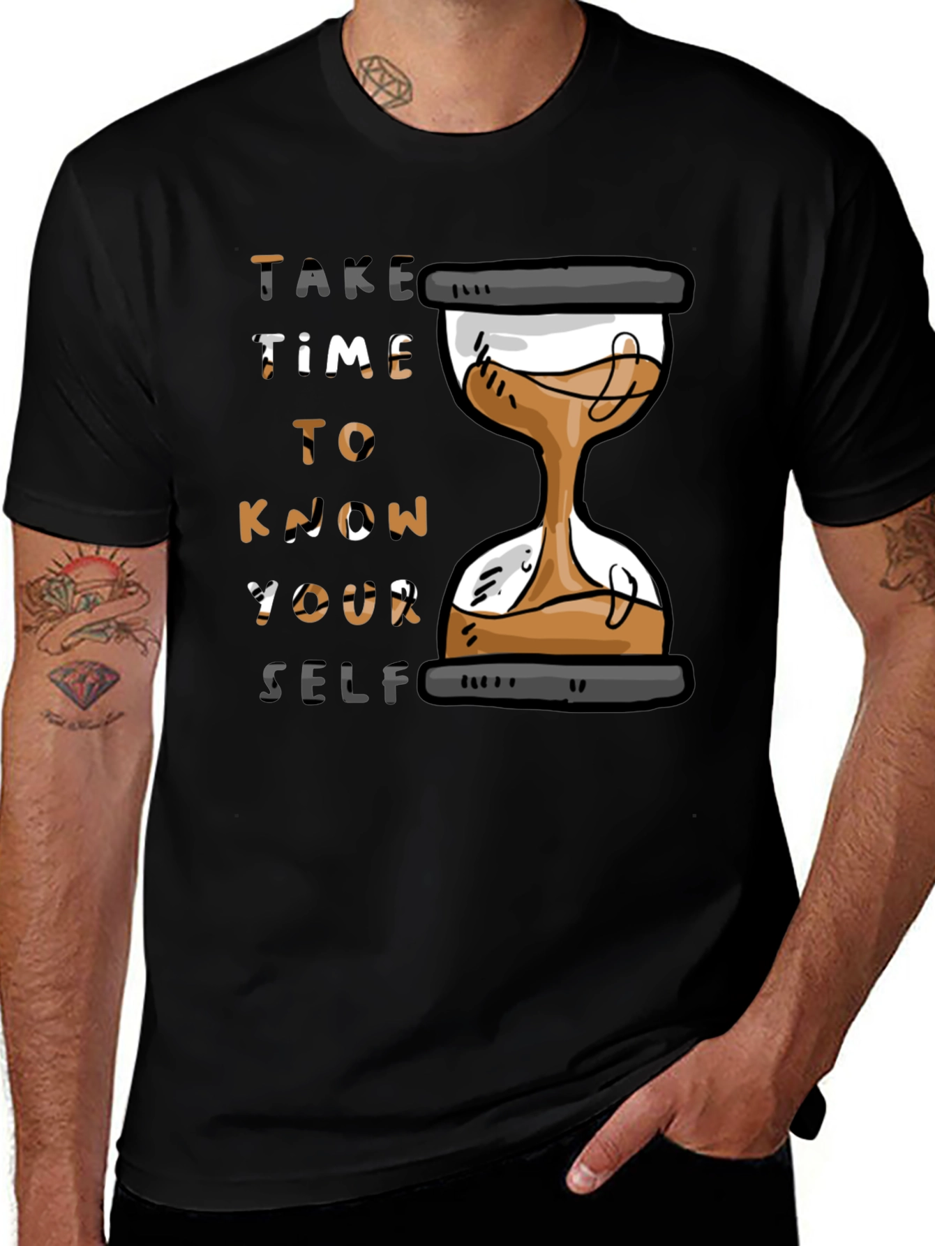 Variant 15 of Time to Know Yourself Graphic Tee
