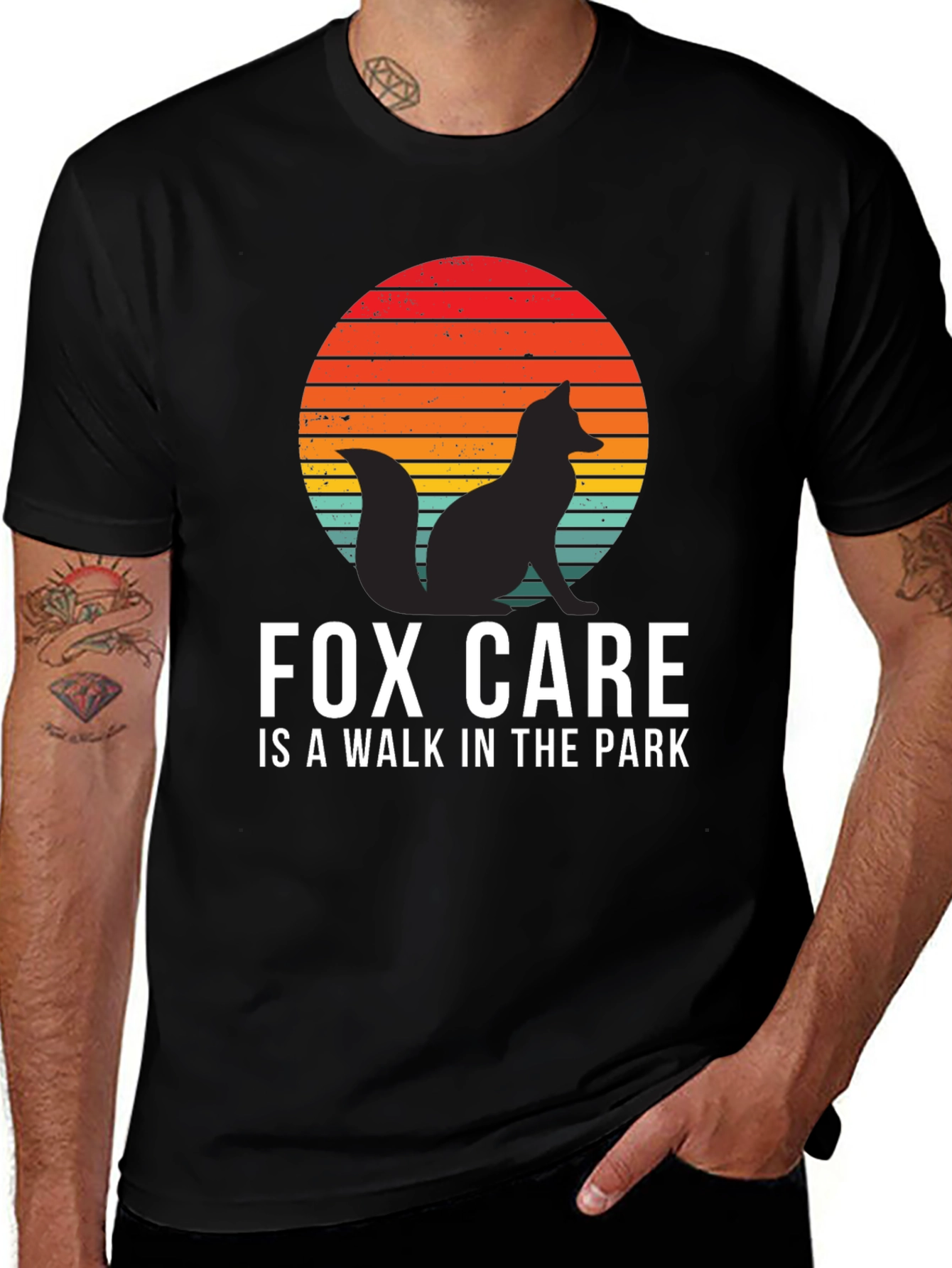 Variant 6 of Fox Care - Walk in the Park Graphic T-Shirt