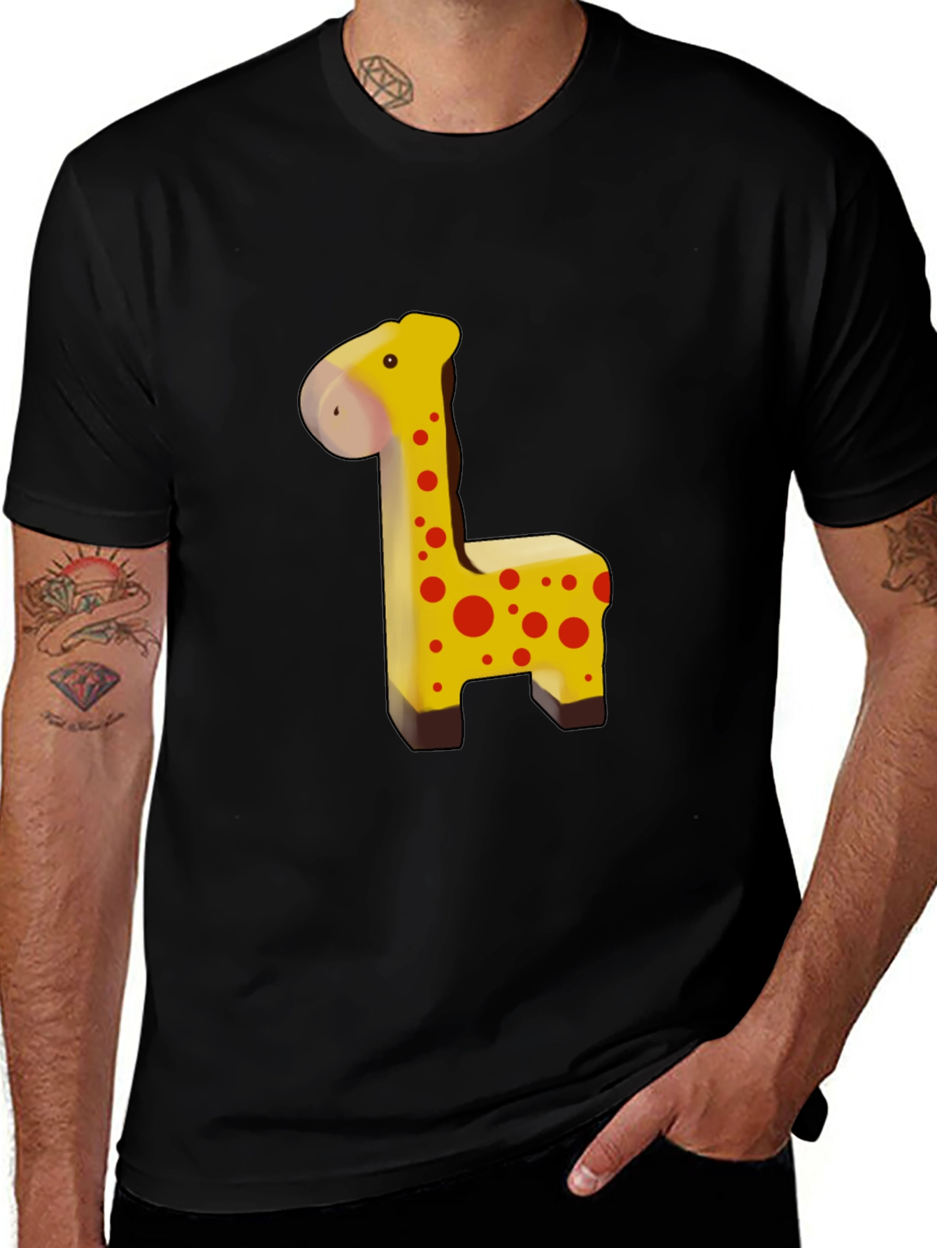 Variant 20 of Giraffe Graphic Tee - Unique Design