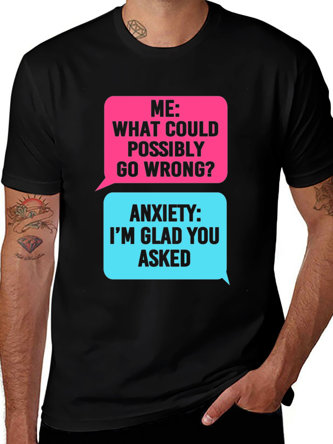 Variant 10 of Anxiety T-Shirt - Funny Graphic Tee