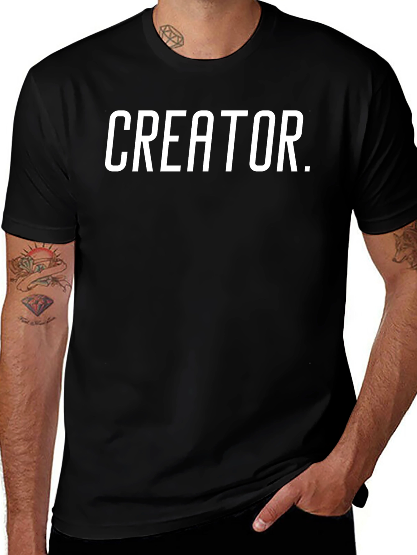 Variant 17 of Creator Graphic Tee - Black