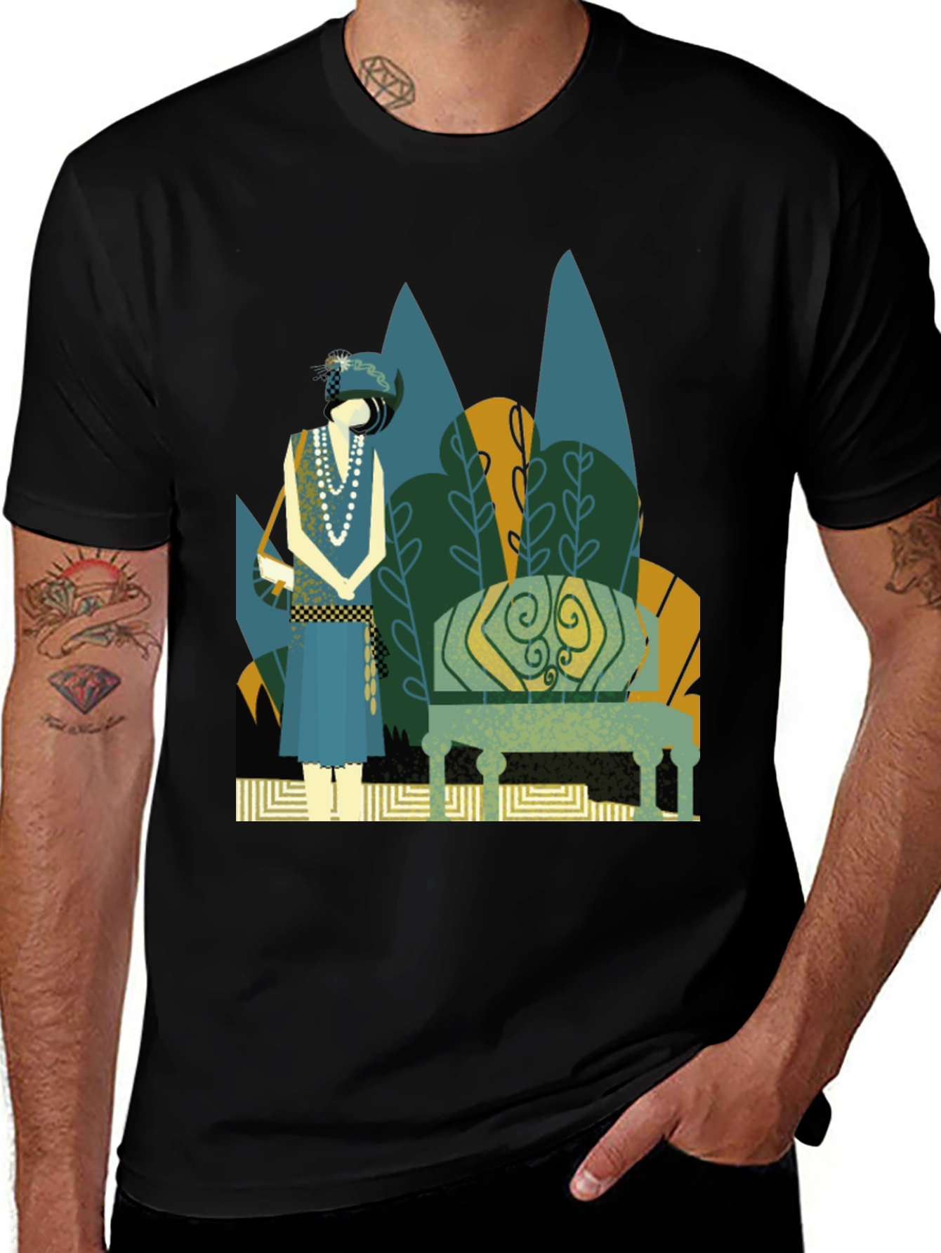 Variant 25 of Art Deco Style Graphic Tee