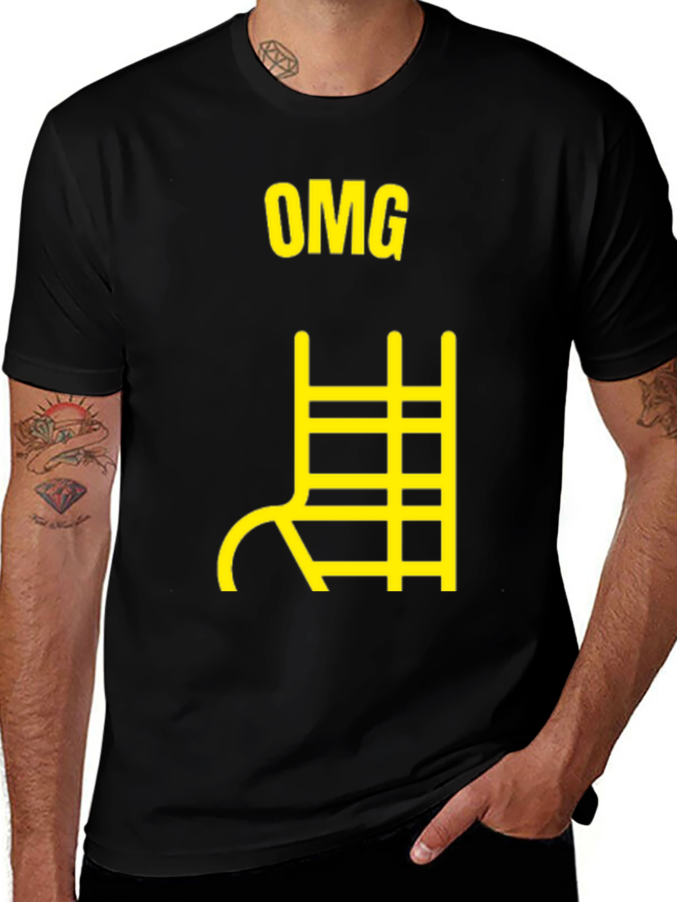OMG Manual Shift T-Shirt - Funny Car Enthusiast Tee