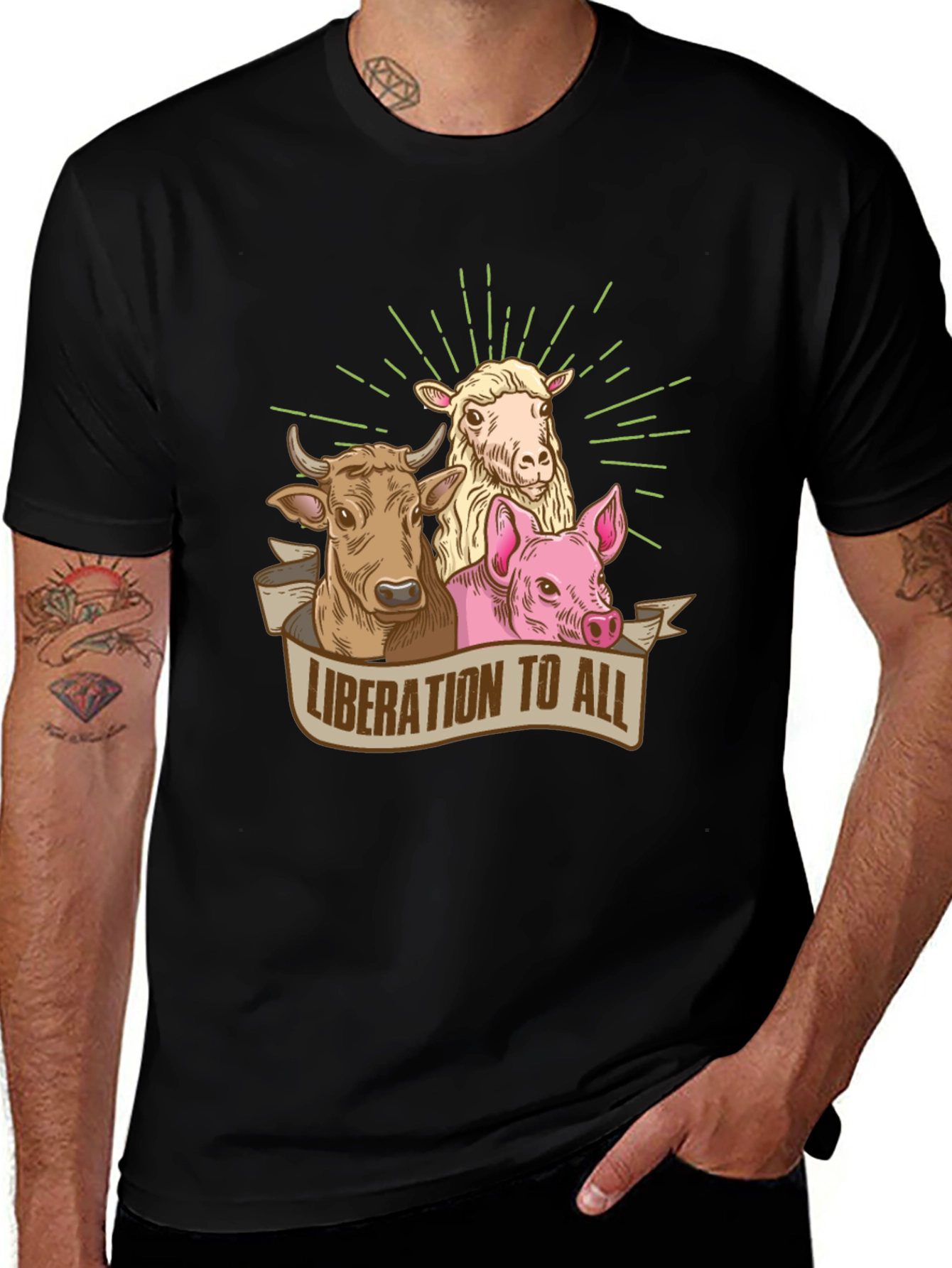 Liberation to All Animal Rights T-Shirt