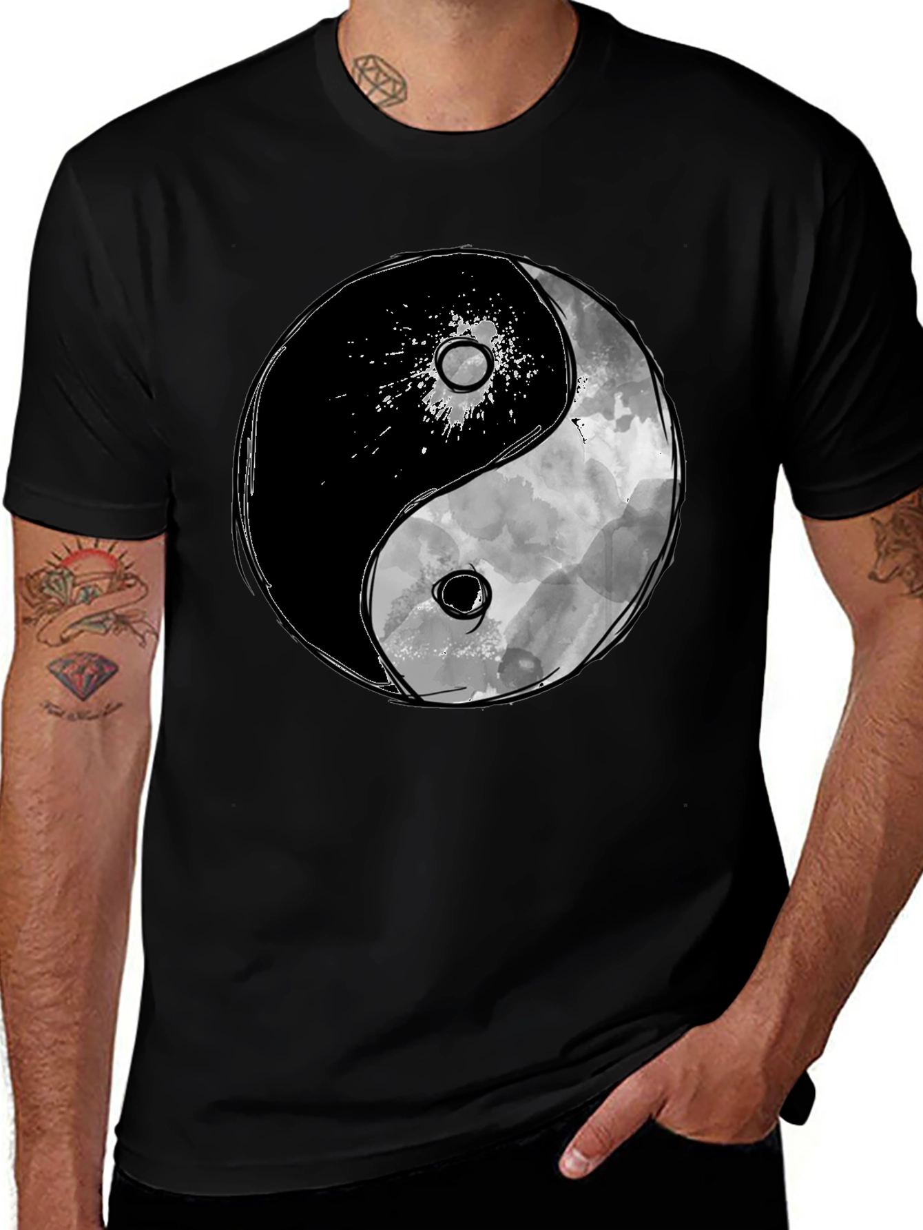 Variant 10 of Yin Yang Graphic Tee - Harmony & Balance