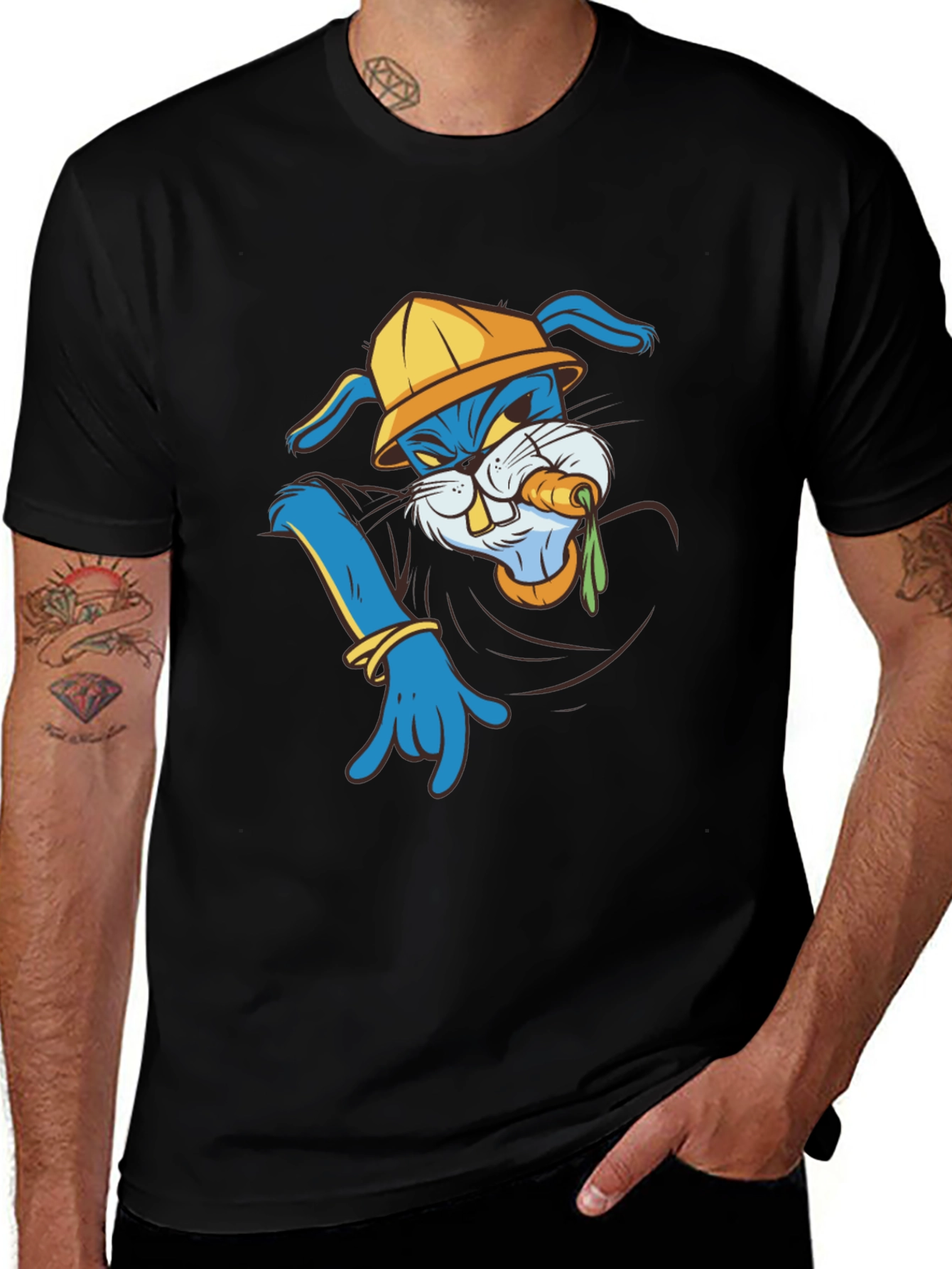 Variant 16 of Cool Cartoon Bunny T-Shirt