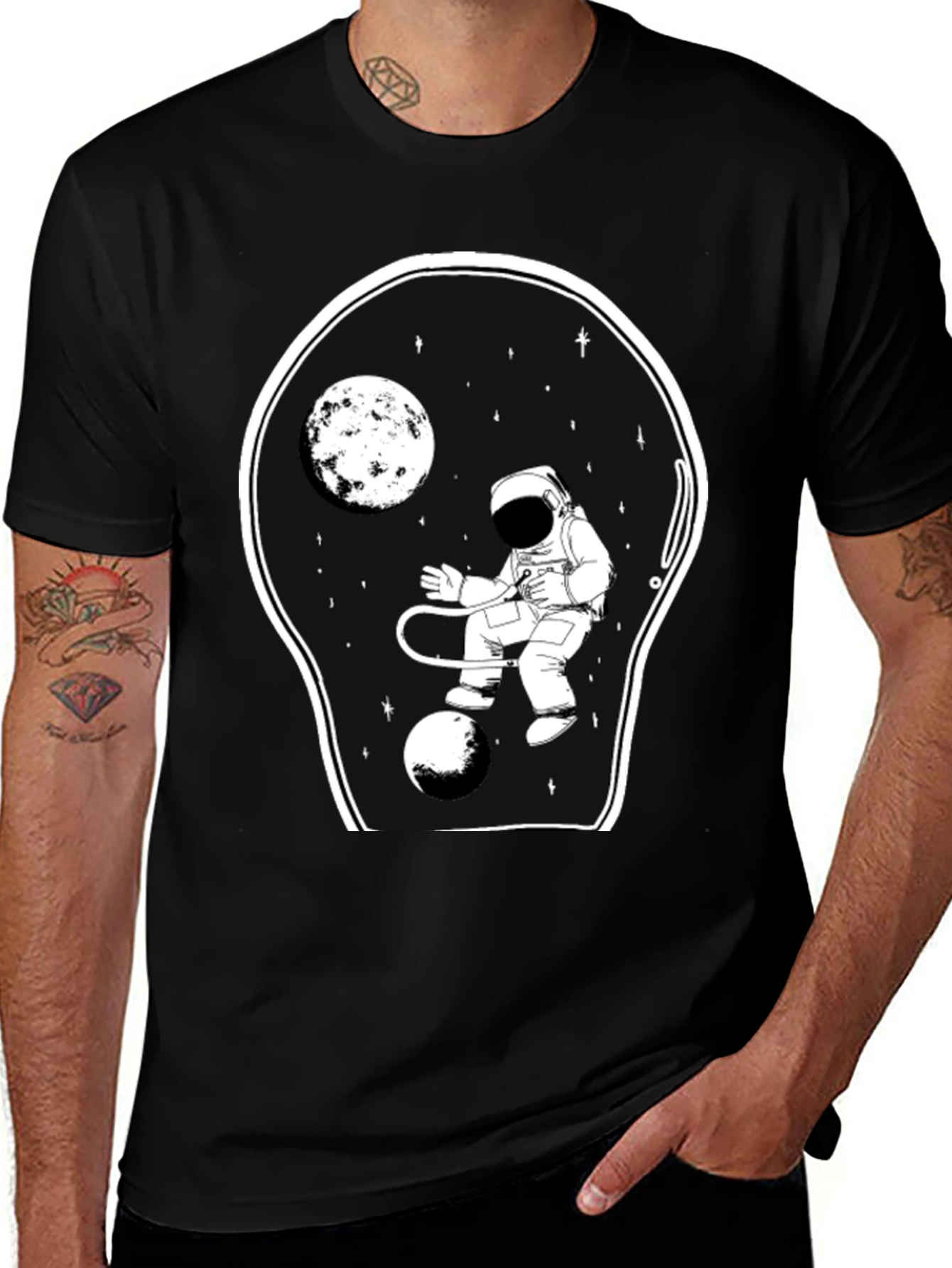 Variant 18 of Astronaut in Space Graphic T-Shirt