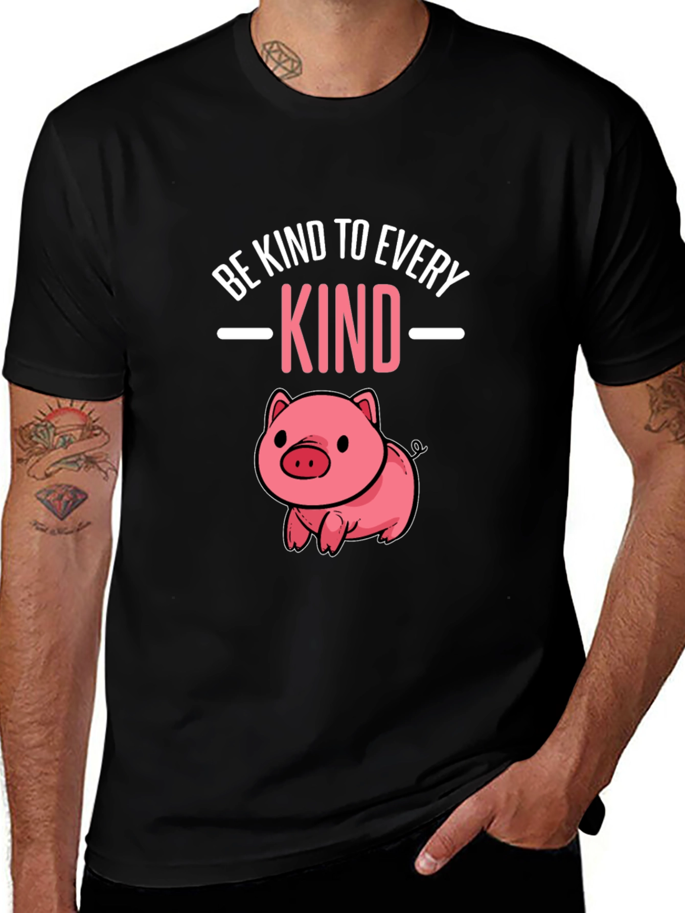 Variant 25 of Be Kind To Every Kind Pig T-Shirt