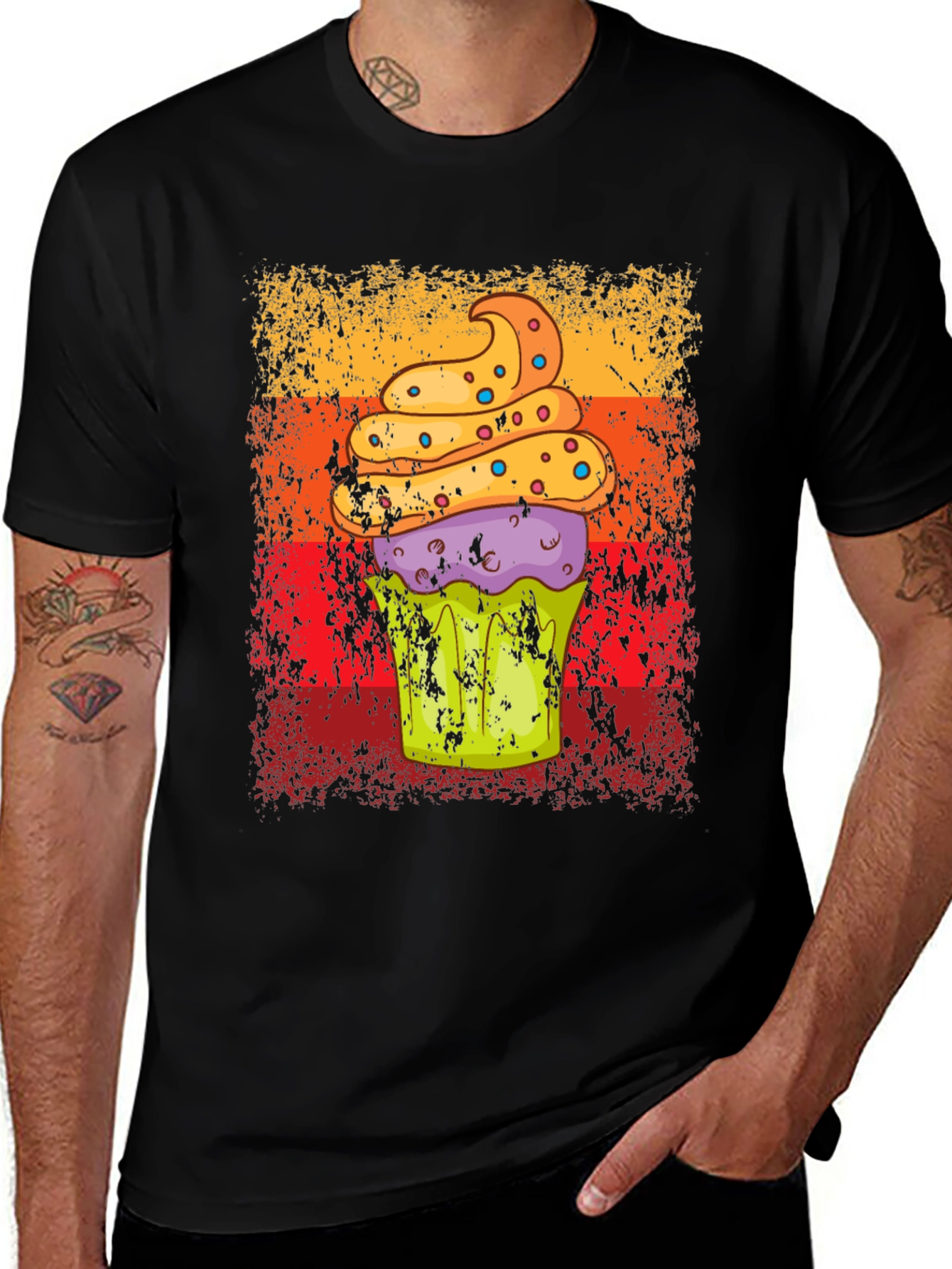 Variant 26 of Cupcake Graphic Men's T-Shirt
