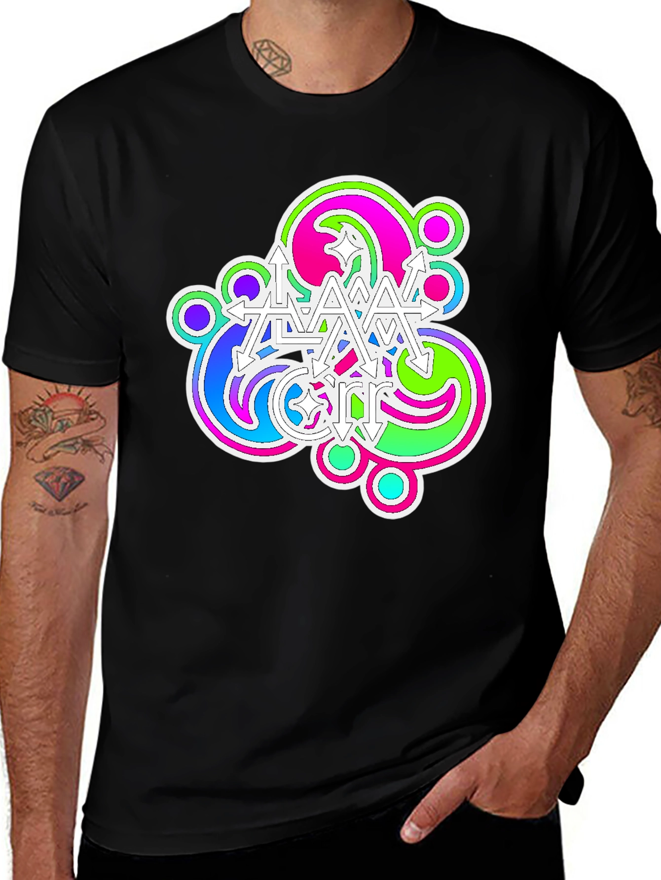 Variant 20 of Psychedelic Arrow T-Shirt - Modern Graphic Tee